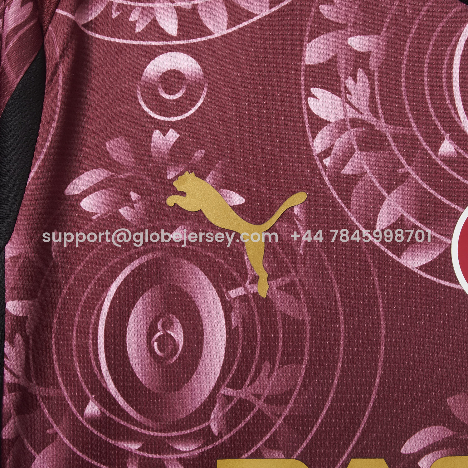 GlobeJersey-Galatasaray 25-26 Third Long Sleeves Jersey with Five Stars - Fans Version