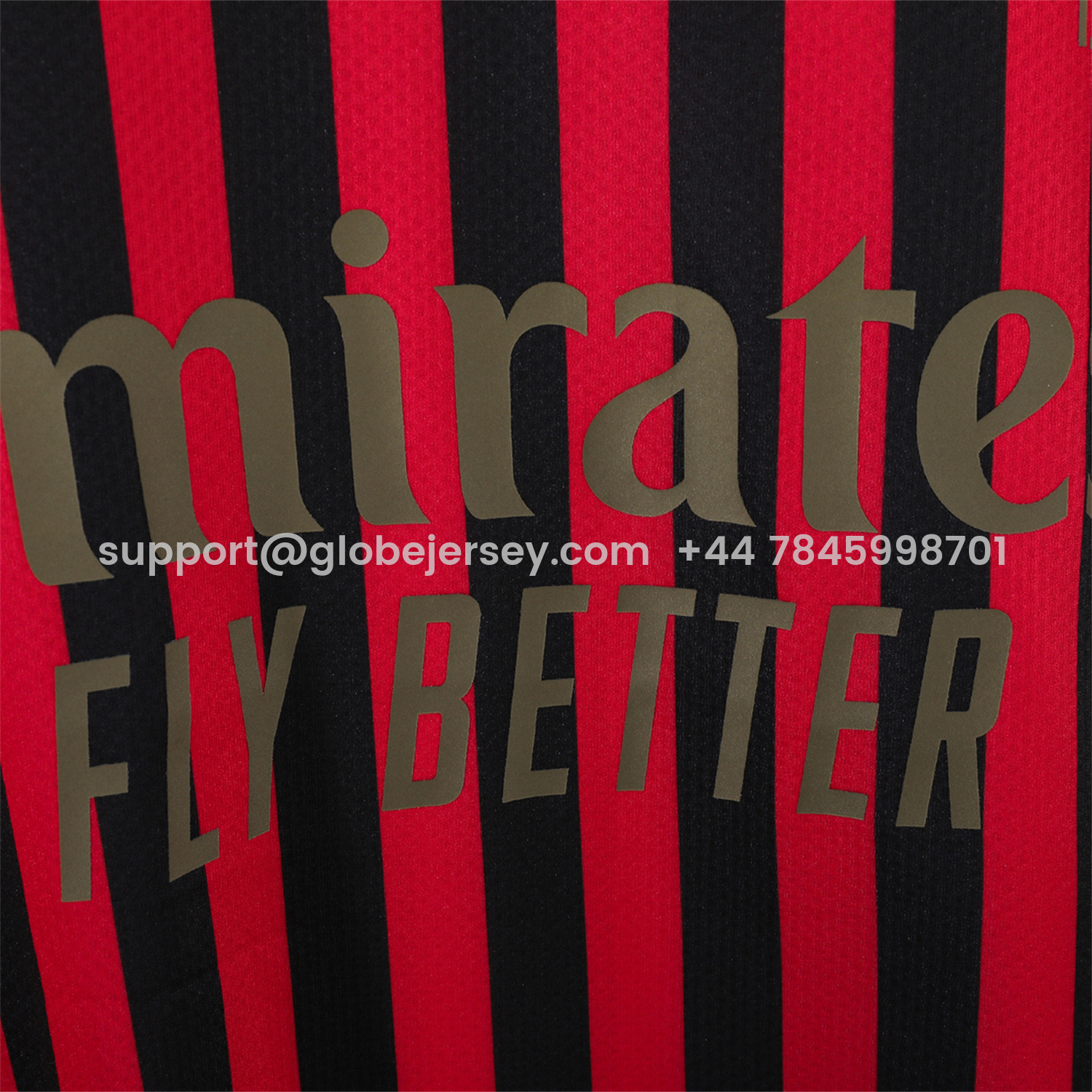 GlobeJersey-Retro AC Milan 2019 120th Anniversary Home Jersey