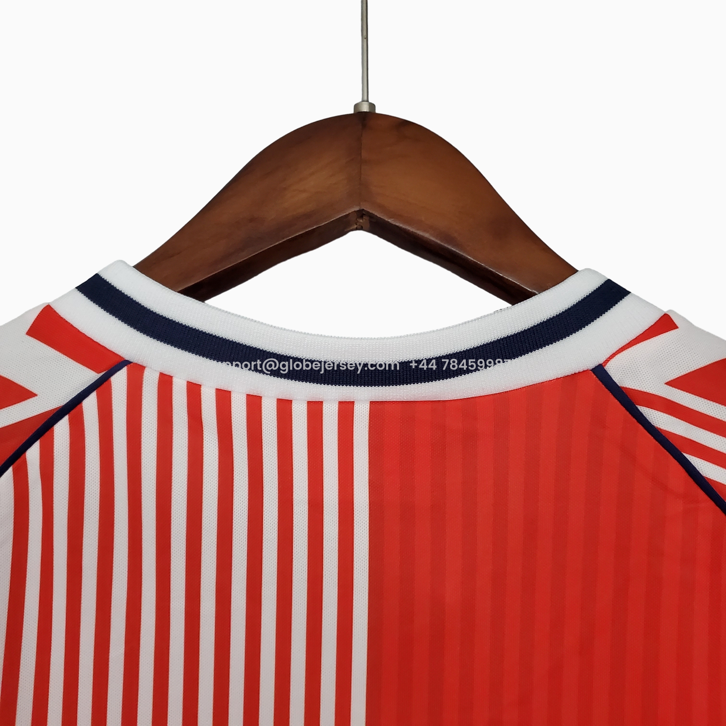GlobeJersey-Retro Denmark 1986 Home Stadium Jersey