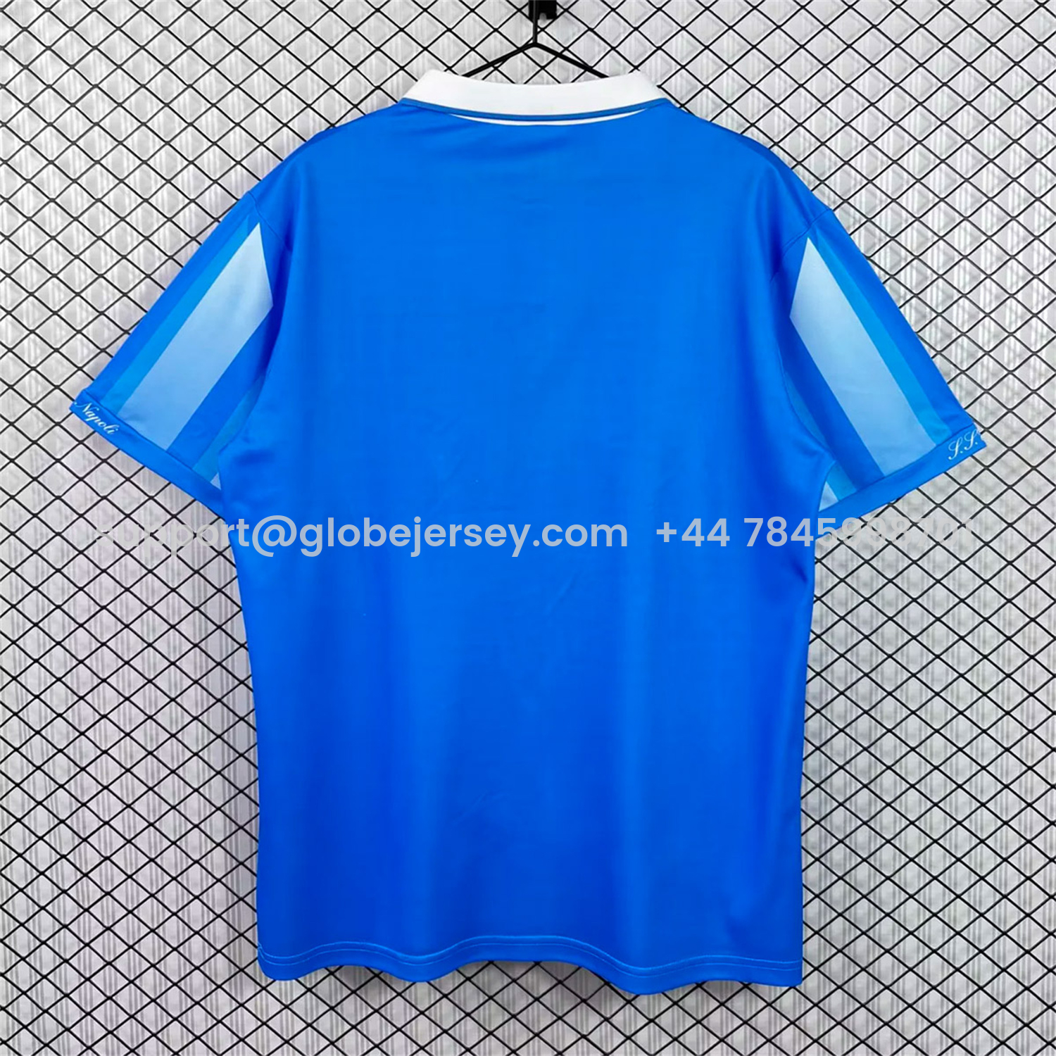 GlobeJersey-Retro Napoli 1996-97 Home Blue Jersey