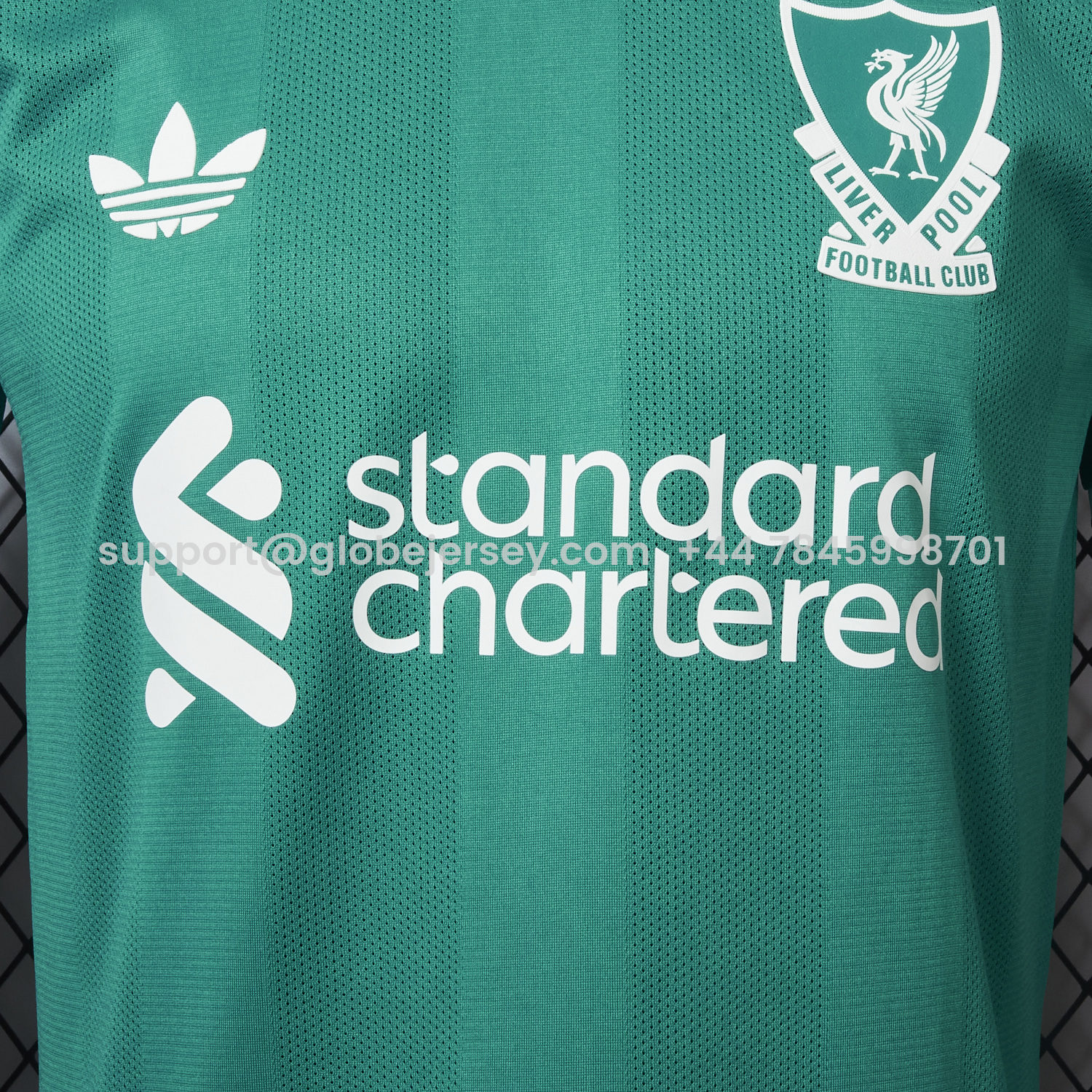 GlobeJersey-Liver.pool 25-26 Third Green Jersey - Player Version