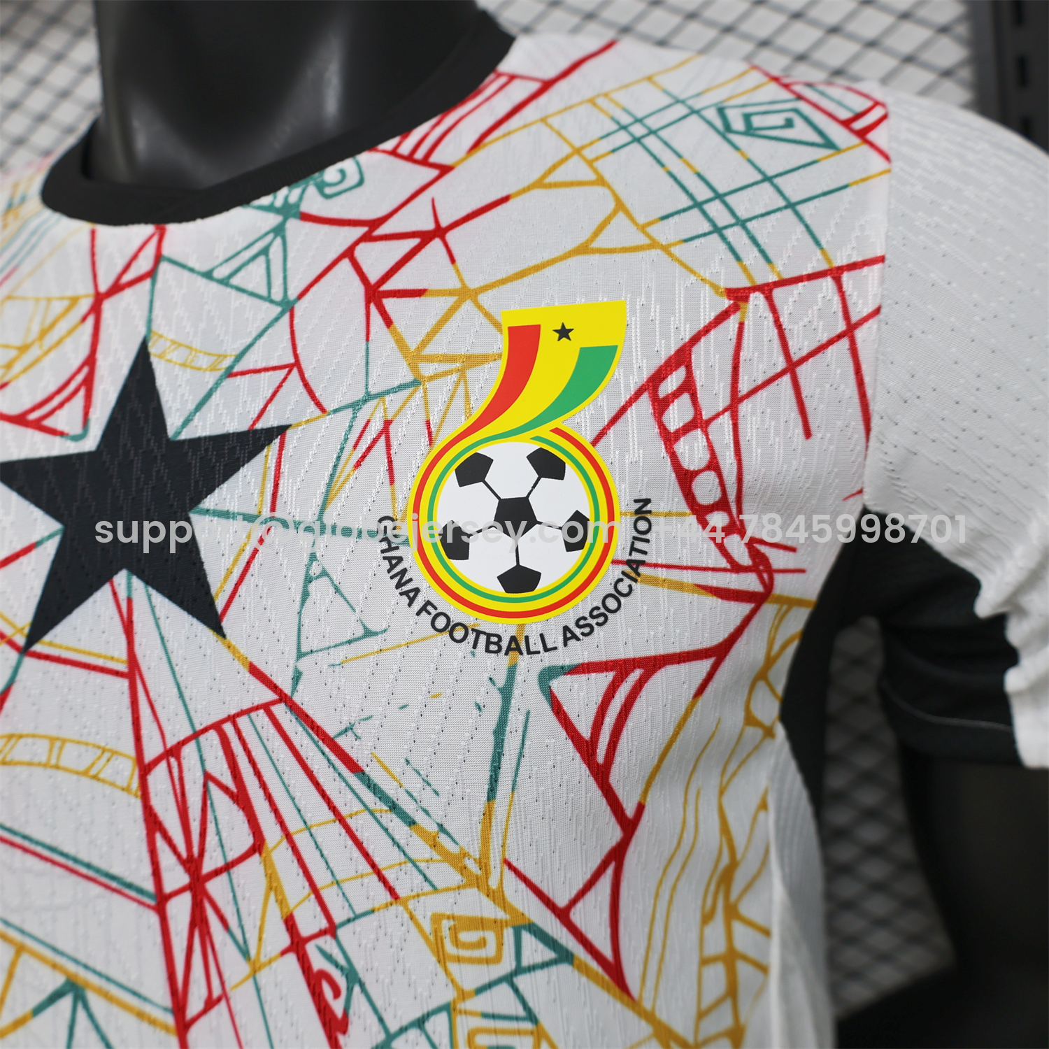GlobeJersey-Ghana 2026 Home Jersey - Player Version