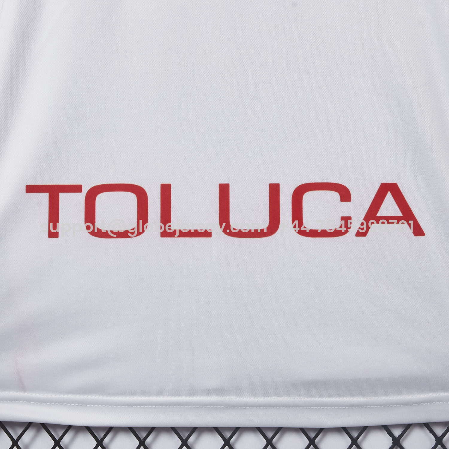 GlobeJersey-Retro Toluca 1998-99 Away White Jersey