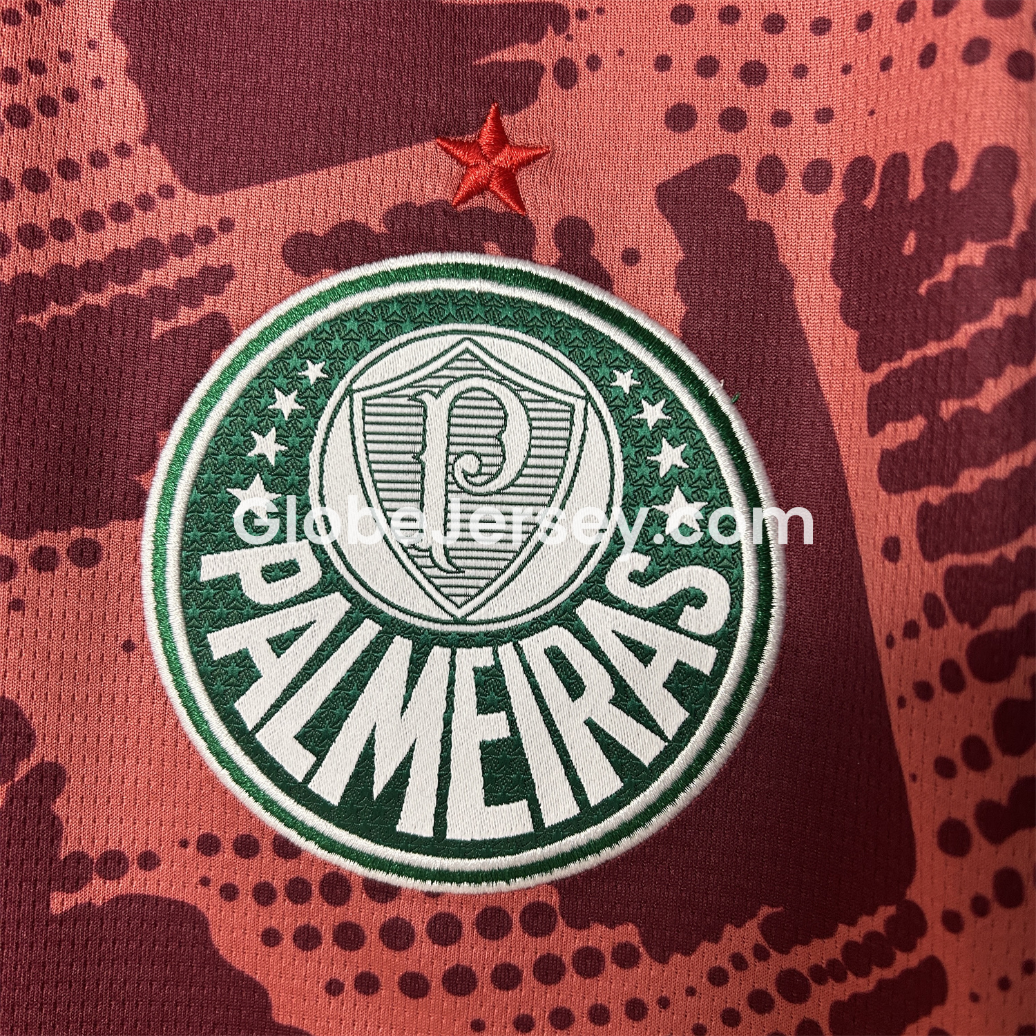 GlobeJersey-Palmeiras 25-26 Red Goalkeeper Jersey - Fans Version