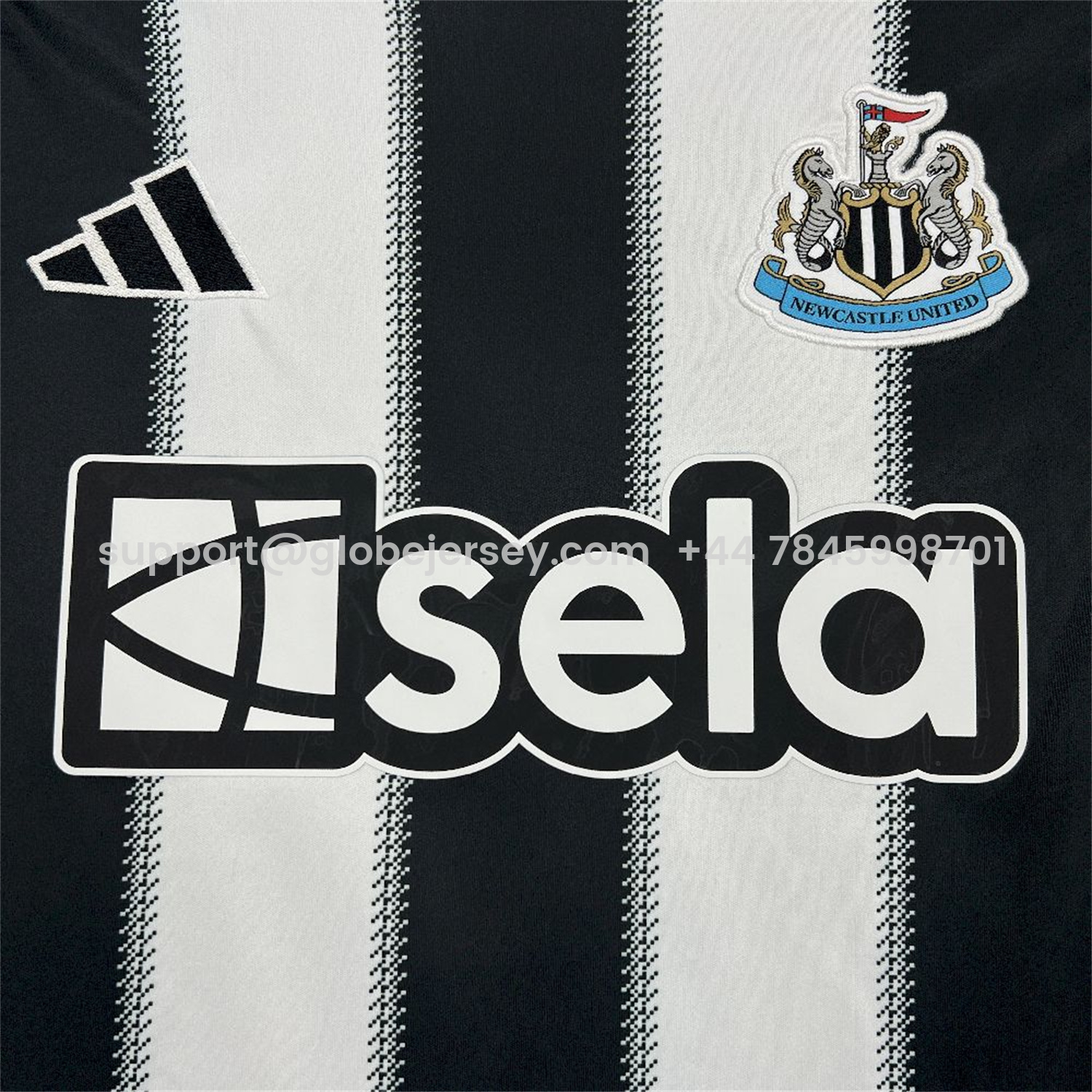 GlobeJersey-Newcastle United 25-26 Home Long Sleeves Jersey - Fans Version