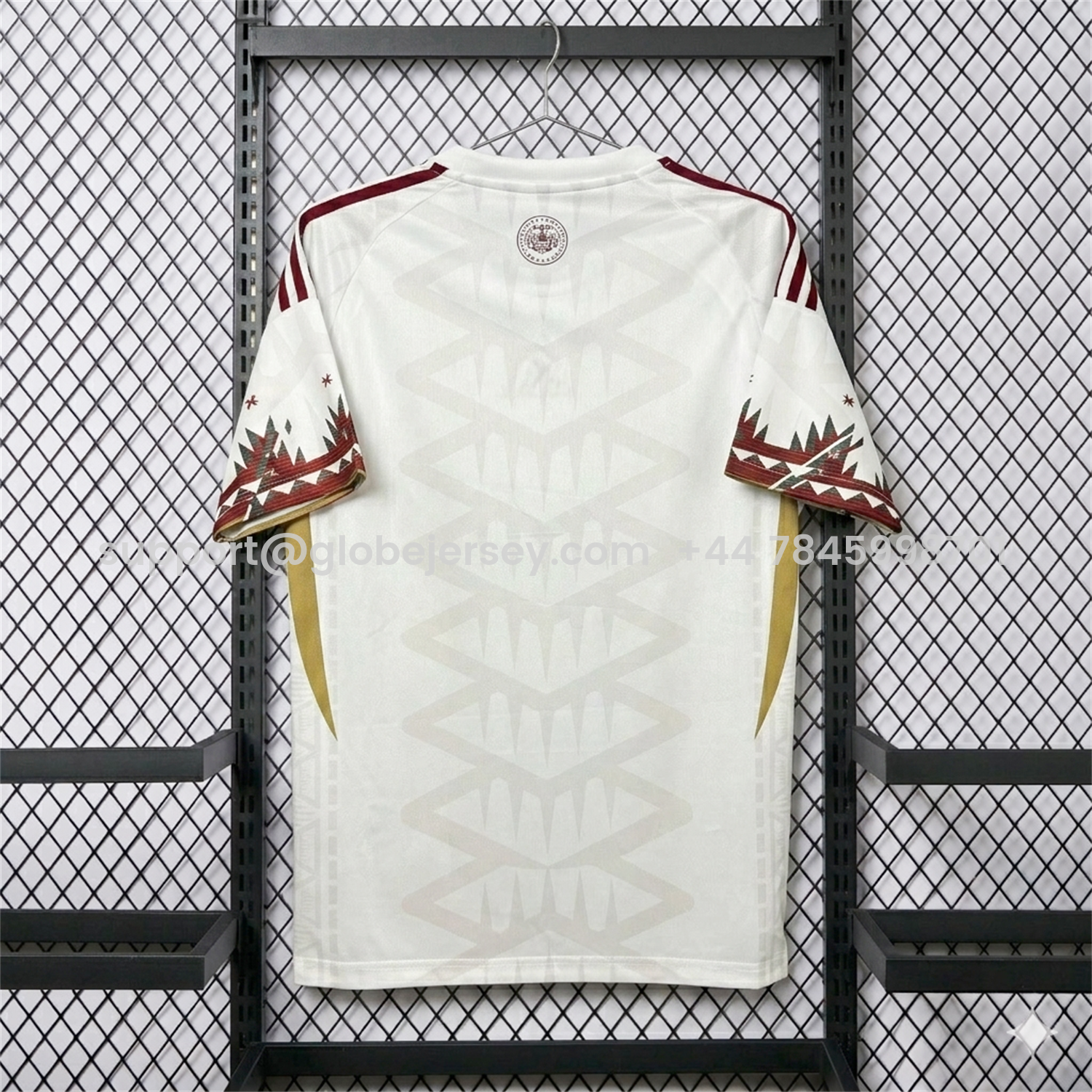 GlobeJersey-Mexico 2026 Thorn Pattern White Special Jersey - Fans Version