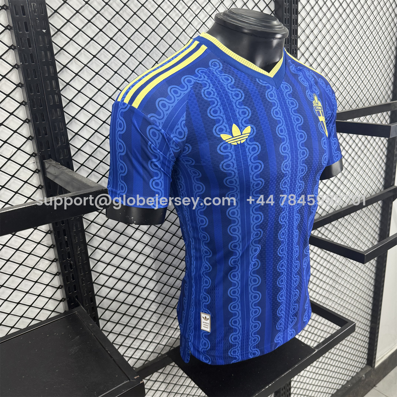 GlobeJersey-Sweden 2026 Away Jersey - Player Version