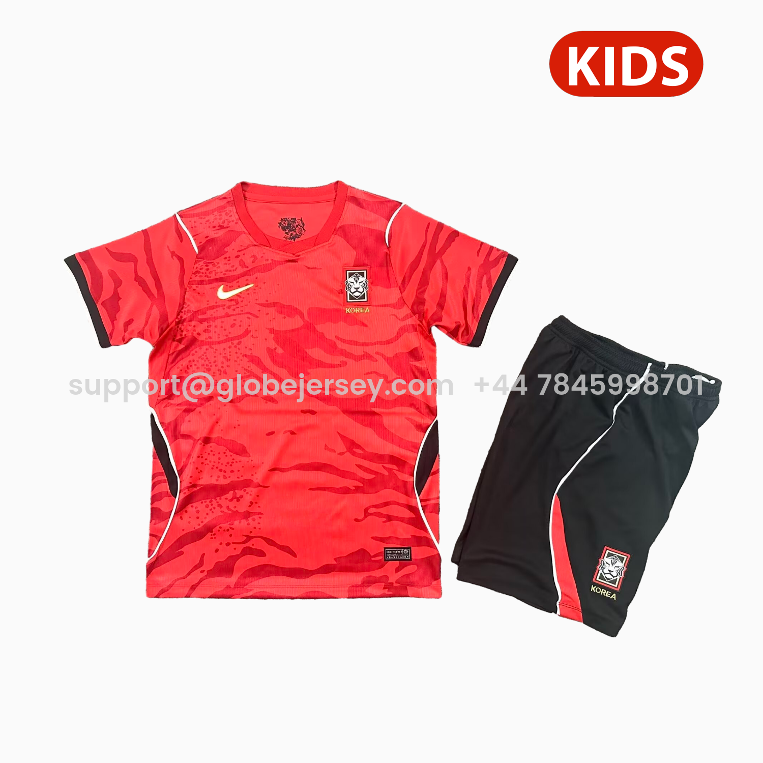 GlobeJersey-Korea 2026 Home Kids Kit