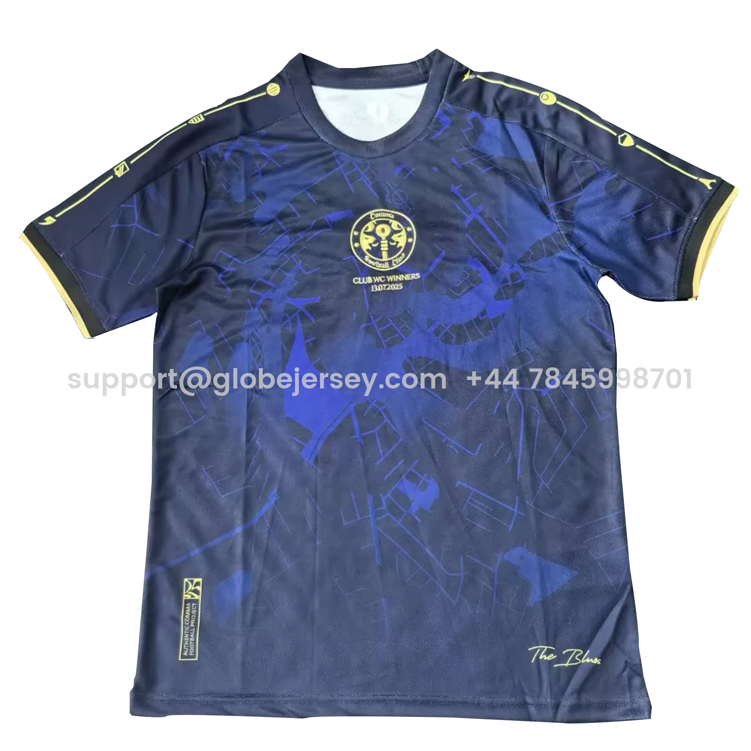 GlobeJersey-C.H.E.L.S.E.A 25-26 Club World Cup Commemorative Edition Blue T-shirts