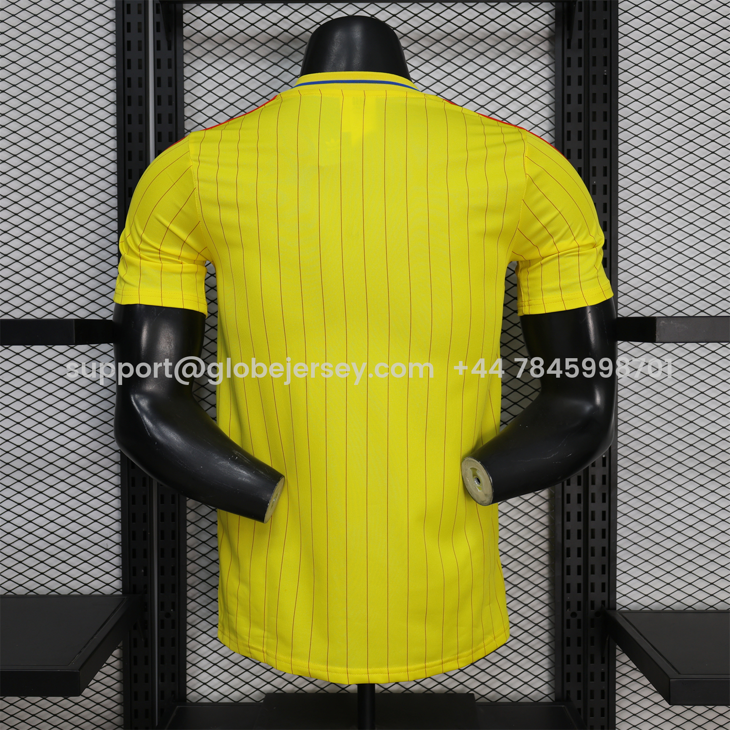 GlobeJersey-Colombia 2026 Terrace Icon Retro Casual Style Yellow Jersey - Player Version