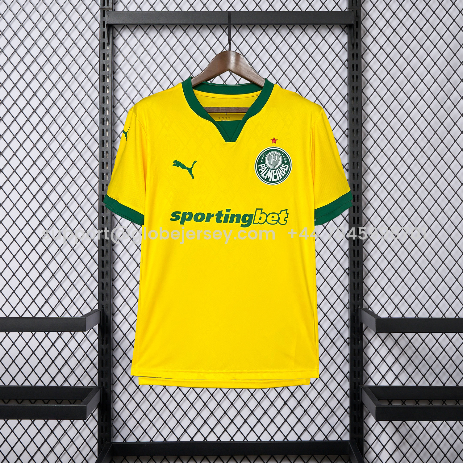GlobeJersey-Palmeiras 25-26 Third Yellow Jersey - Fans Version