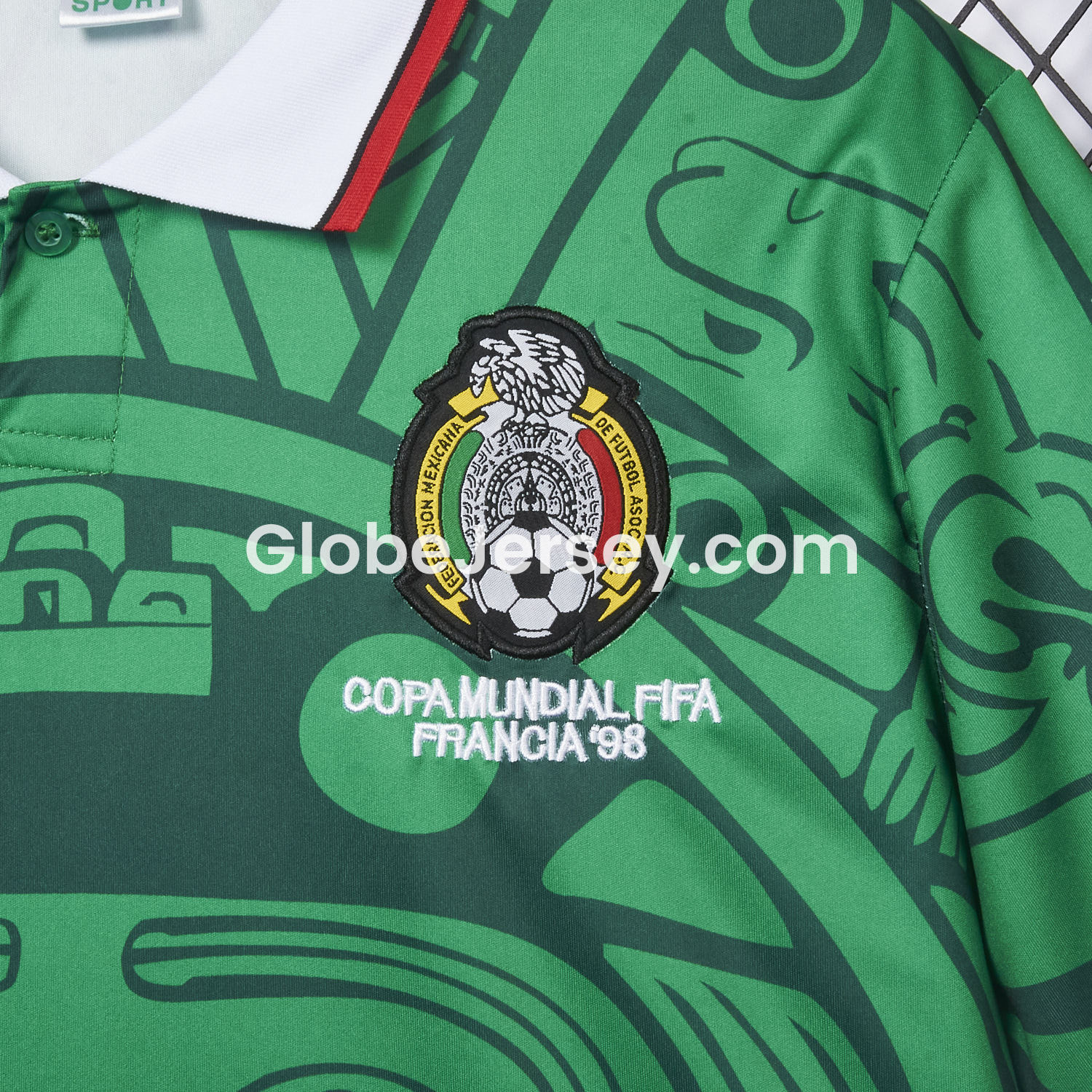 GlobeJersey-Retro Mexico 1998 Home Special Edition Jersey