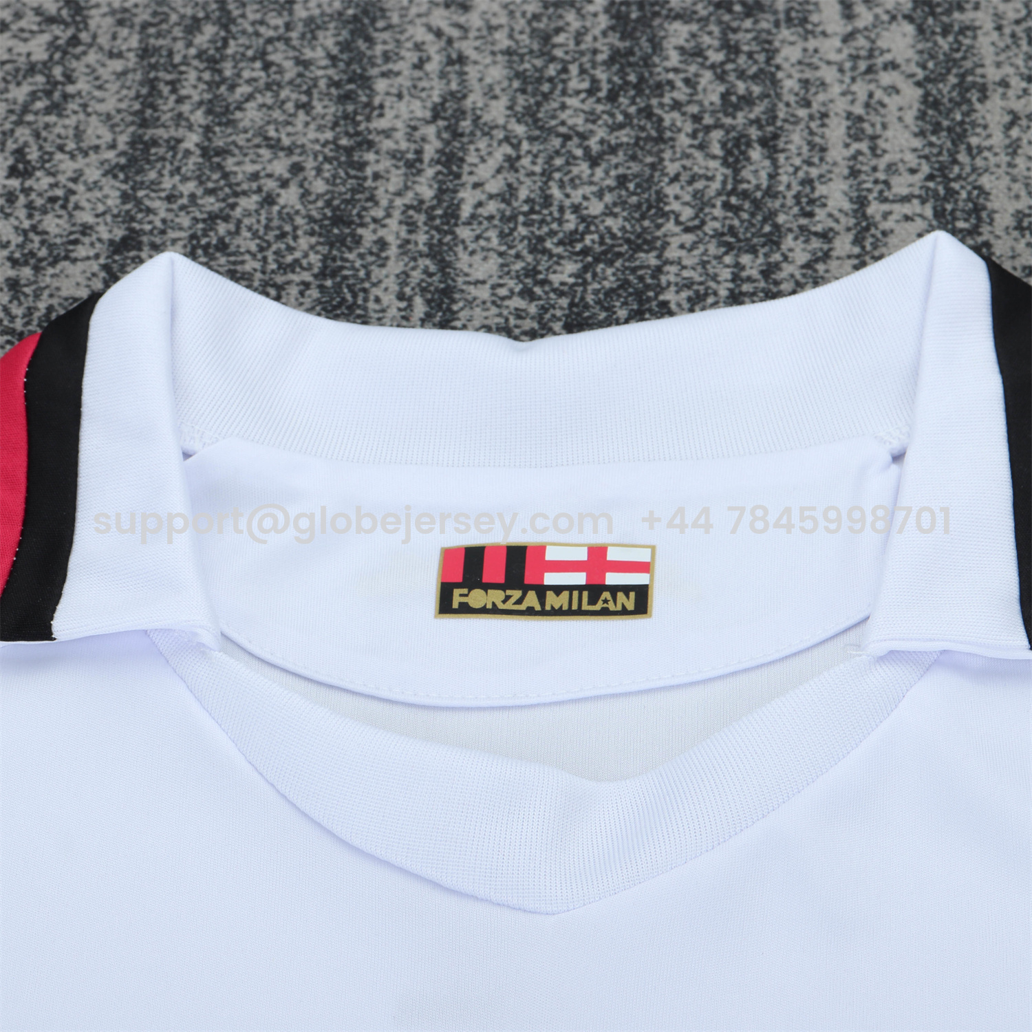 GlobeJersey-Retro AC Milan 2009-10 Away White Kids Kit