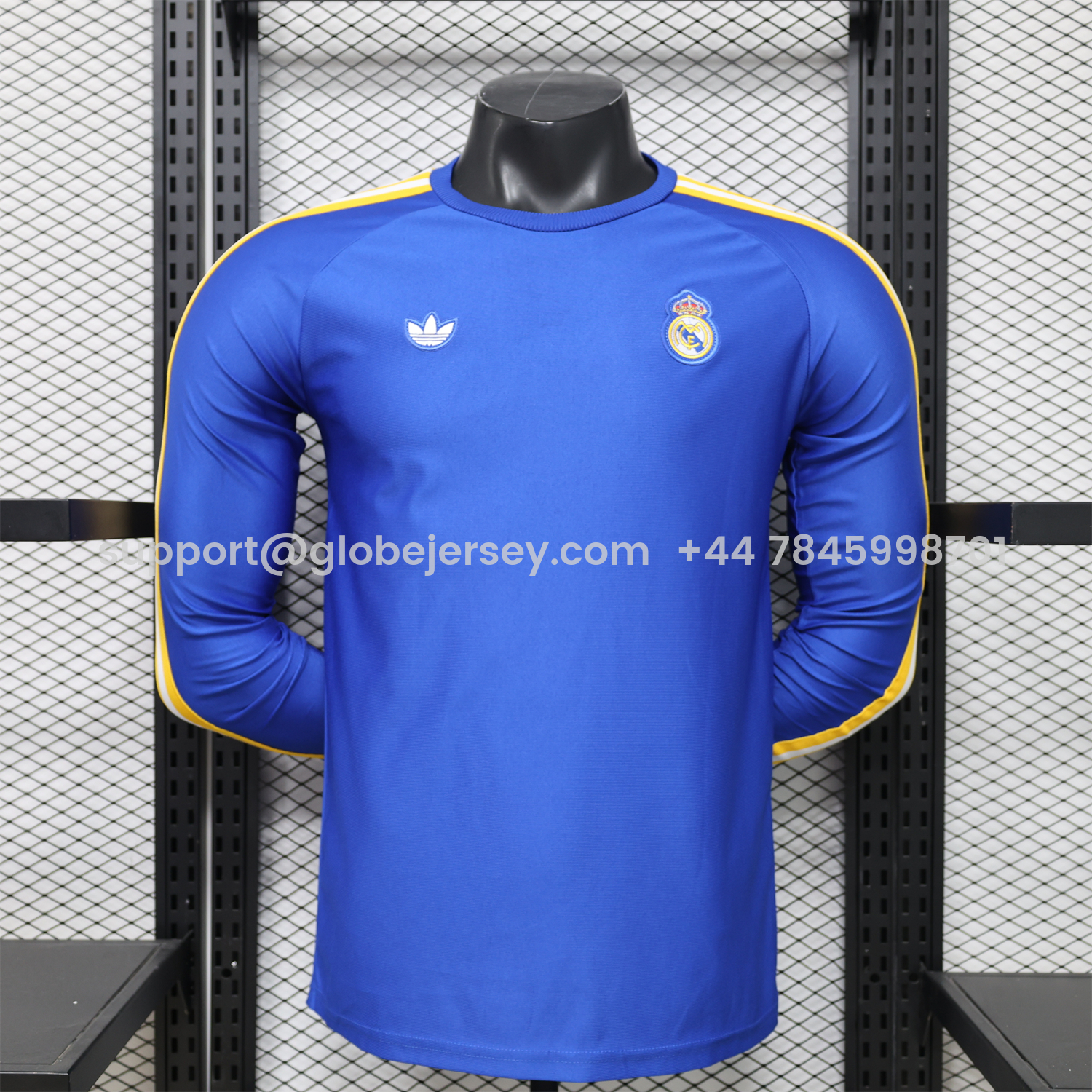 GlobeJersey-Real Madrid 26-27 Blue Casual Long Sleeves Jersey - Player Version