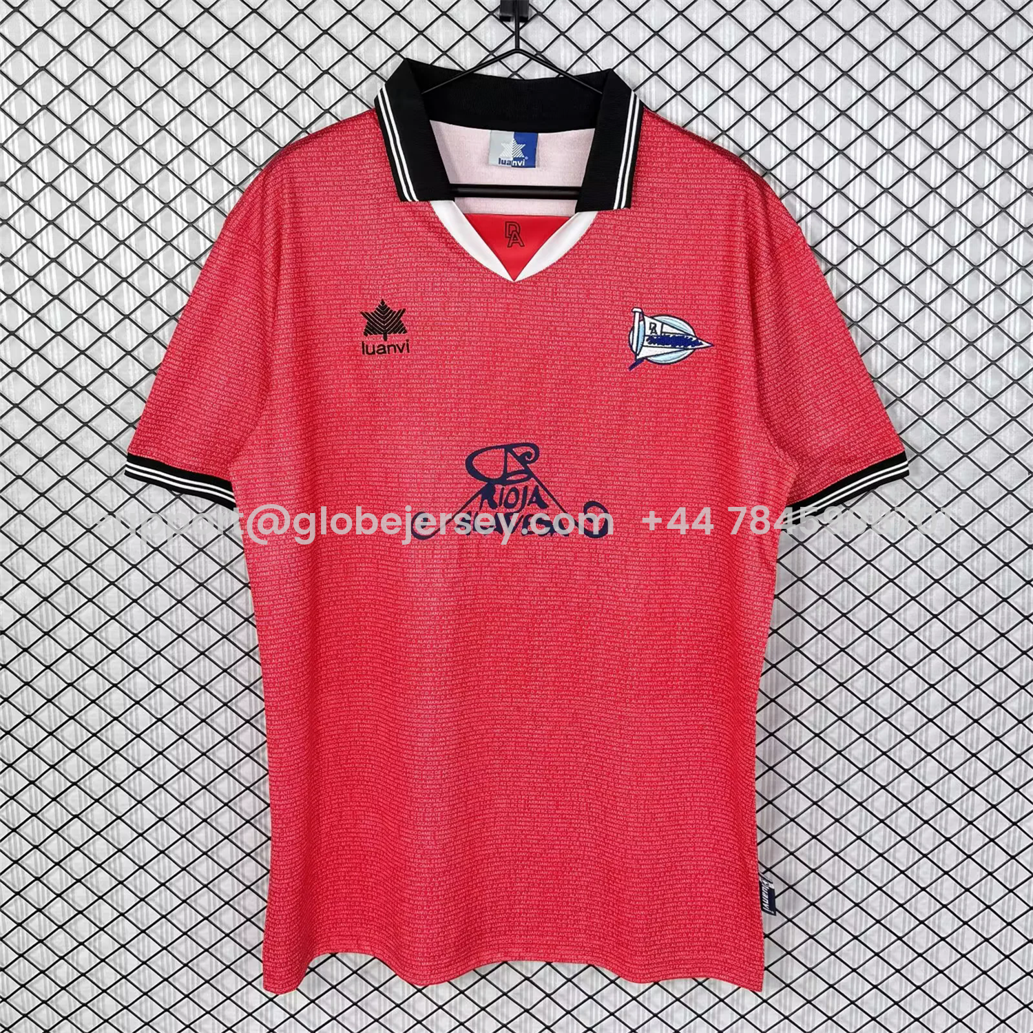 GlobeJersey-Retro Deportivo Alavés 2000-01 UEFA Cup Away Jersey
