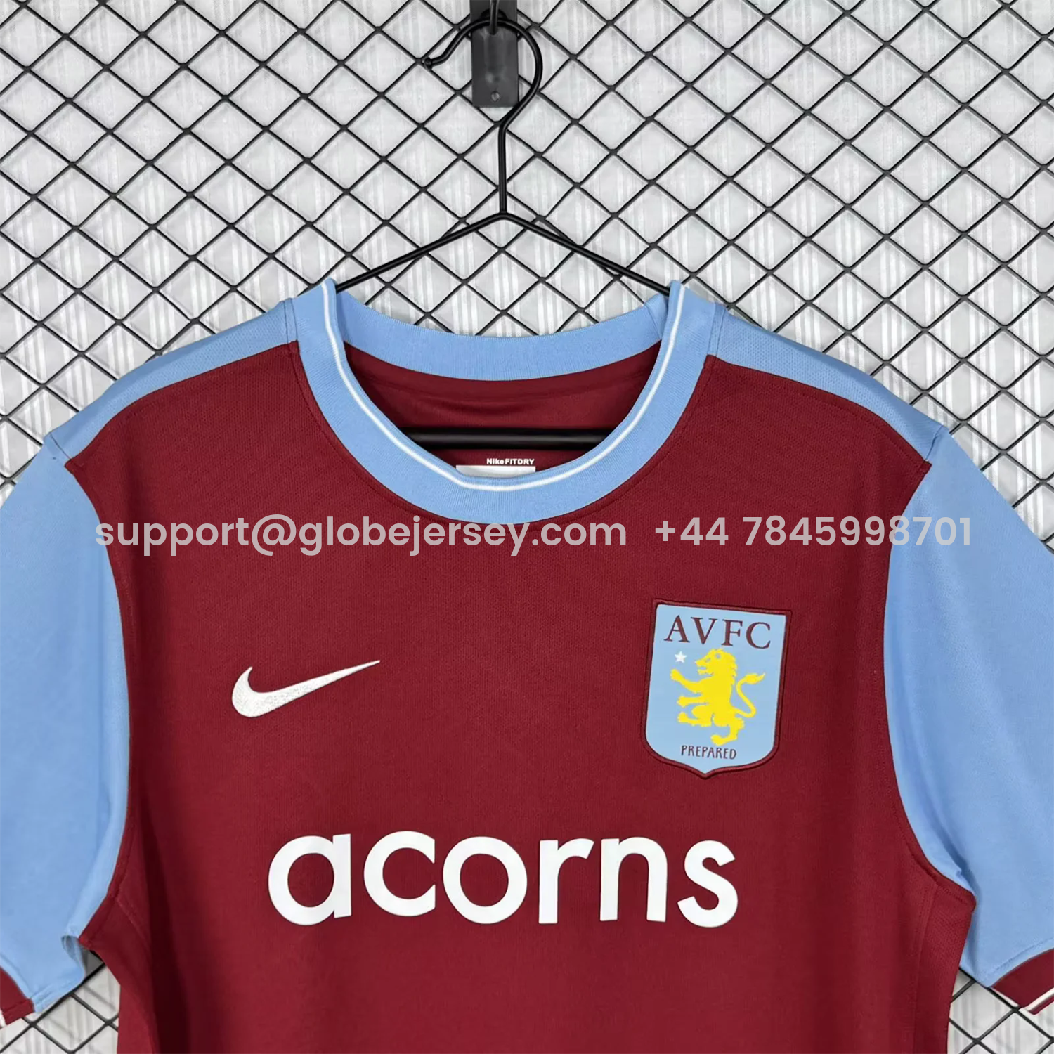 GlobeJersey-Retro Aston Villa 2009-10 Home Jersey