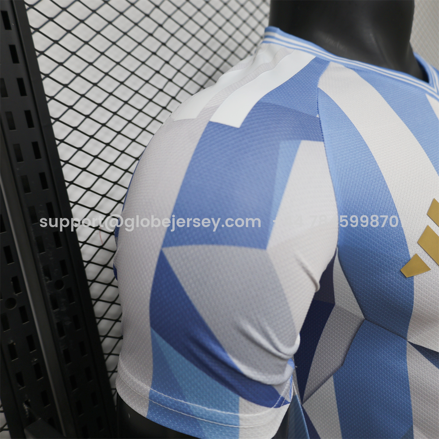 GlobeJersey-Argentina 2026 Light Blue Water Chestnut Special Jersey - Player Version