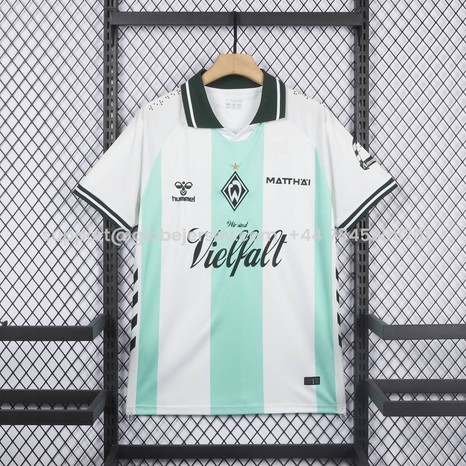 GlobeJersey-Werder Bremen 25-26 Green And White Special Jersey - Fans Version
