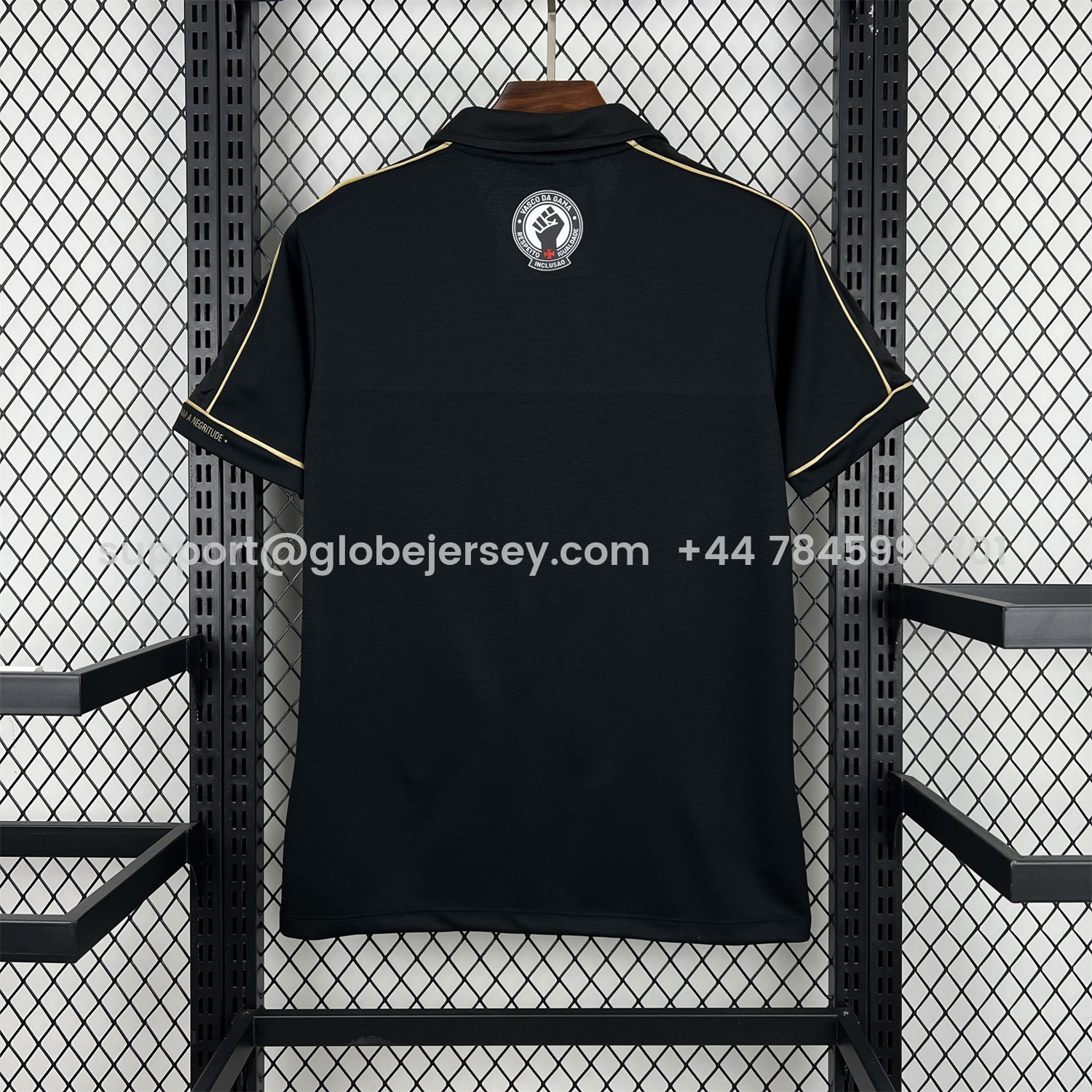 GlobeJersey-Vasco da Gama 25-26 Black Special Jersey - Fans Version