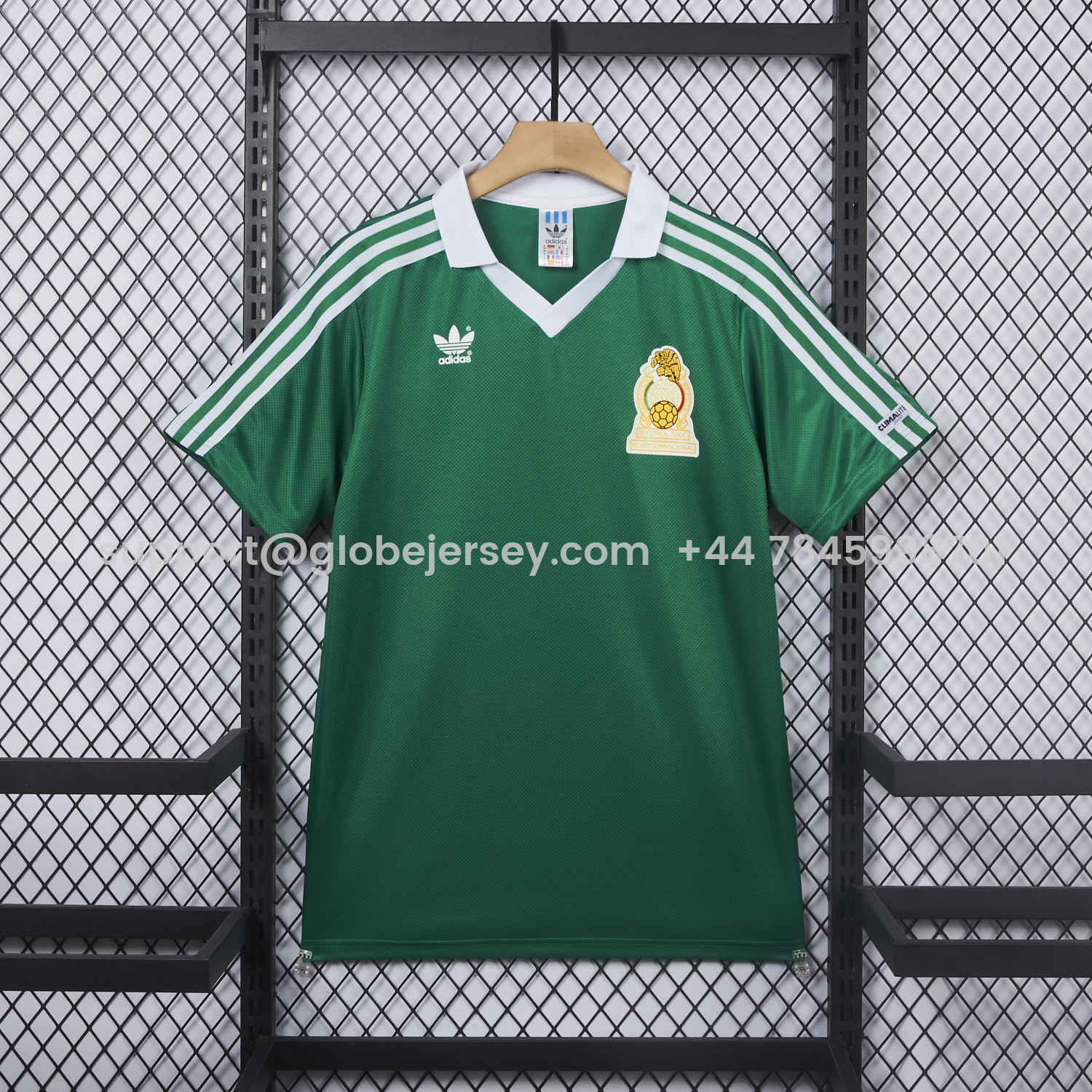 GlobeJersey-Retro Mexico 1986 Home Jersey - Fans Version
