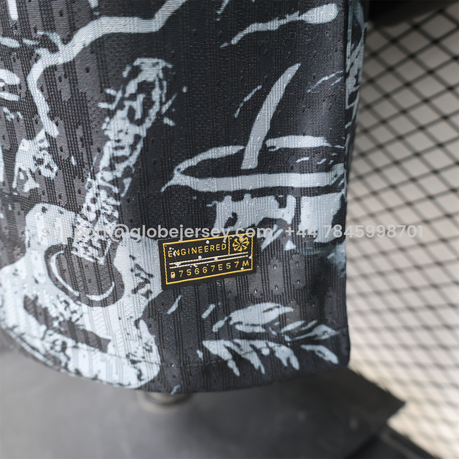 GlobeJersey-Brazil 2026 Grey Jesus Black Special Jersey - Player Version