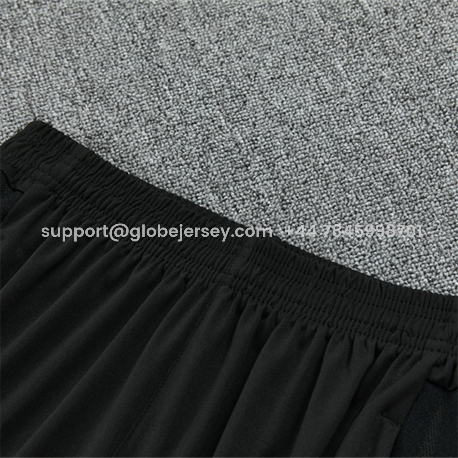 GlobeJersey-Real Madrid 26-27 Kids Long Sleeves Training Set - Pure Black Top And Pants