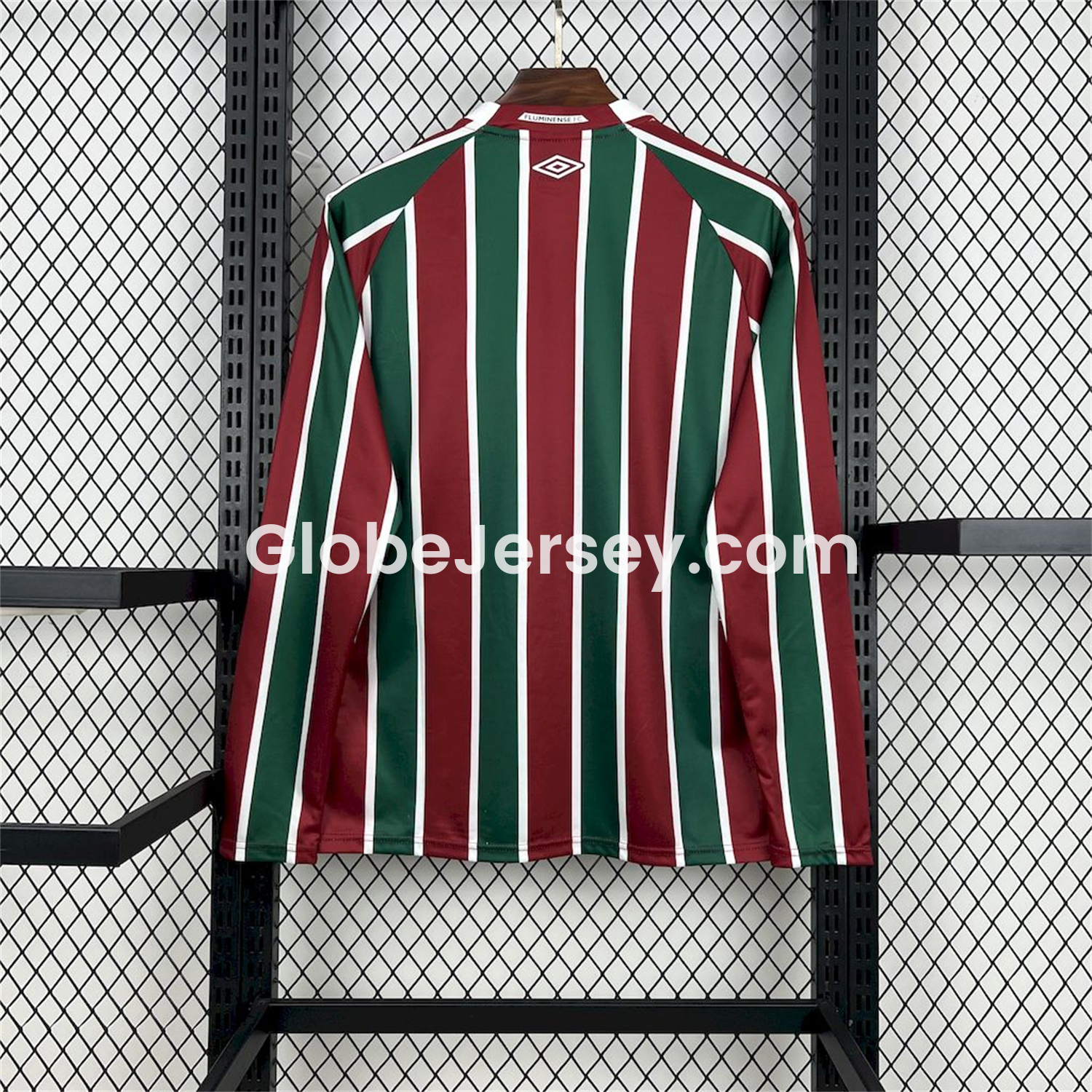 GlobeJersey-Fluminense 25-26 Home Long Sleeves Jersey - Fans Version