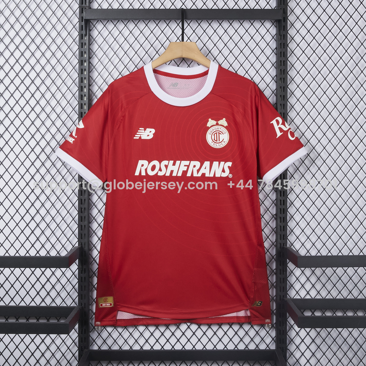 GlobeJersey-Toluca 25-26 Red Special Jersey - Fans Version