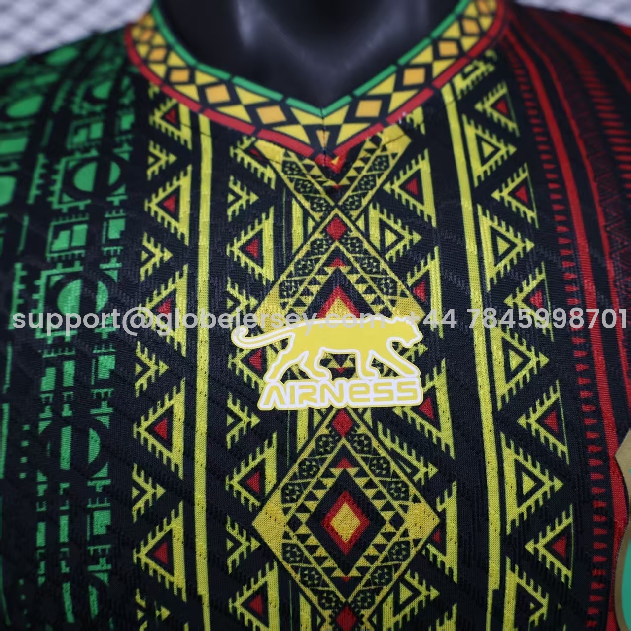 GlobeJersey-Mali 2026 Black Special Jersey - Player Version