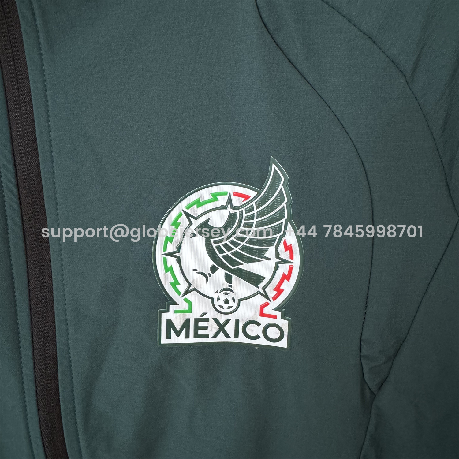 GlobeJersey-Mexico 2026 Windbreaker Training Set - Deep Green Top and Pants