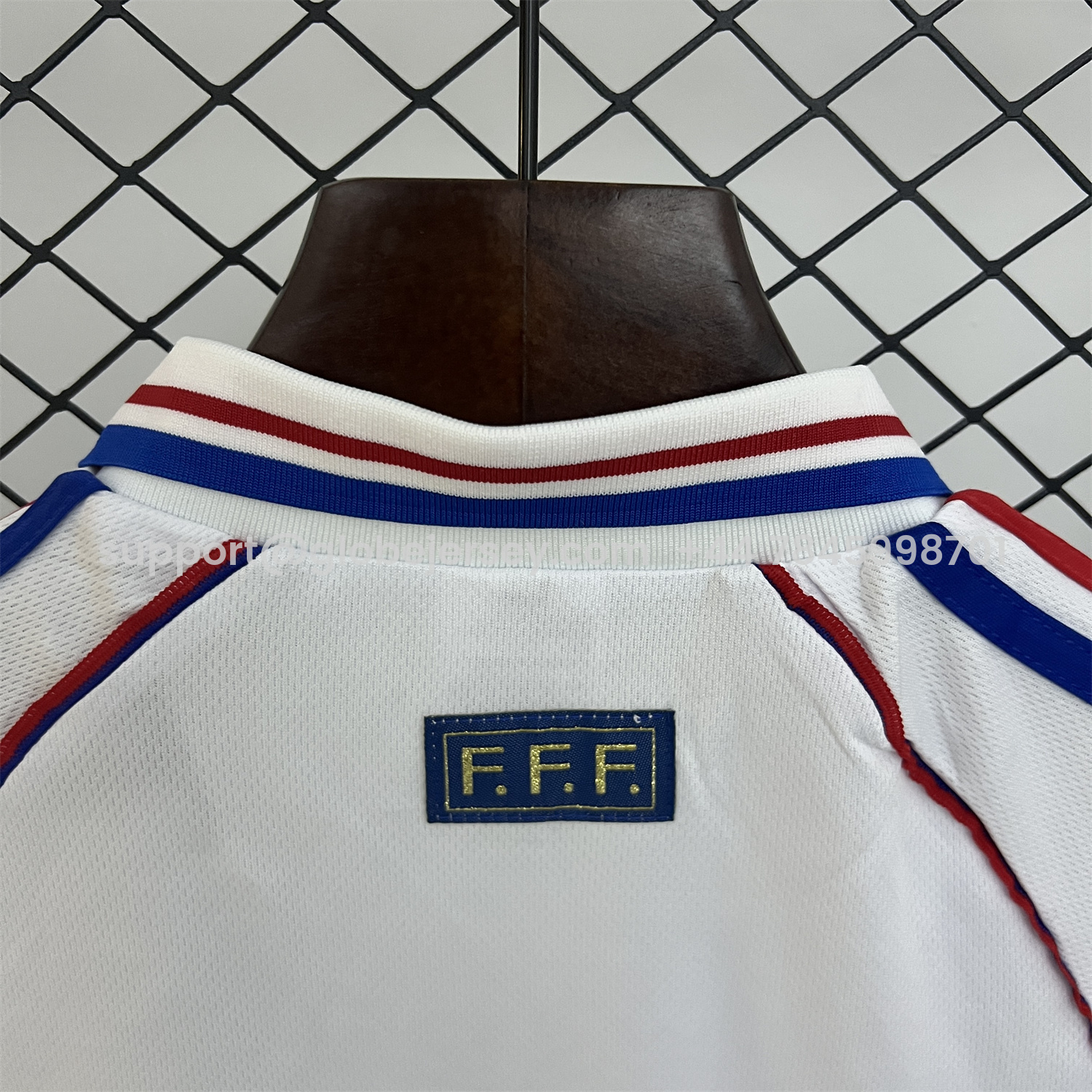 GlobeJersey-Retro France 1998 Away Kids Kit