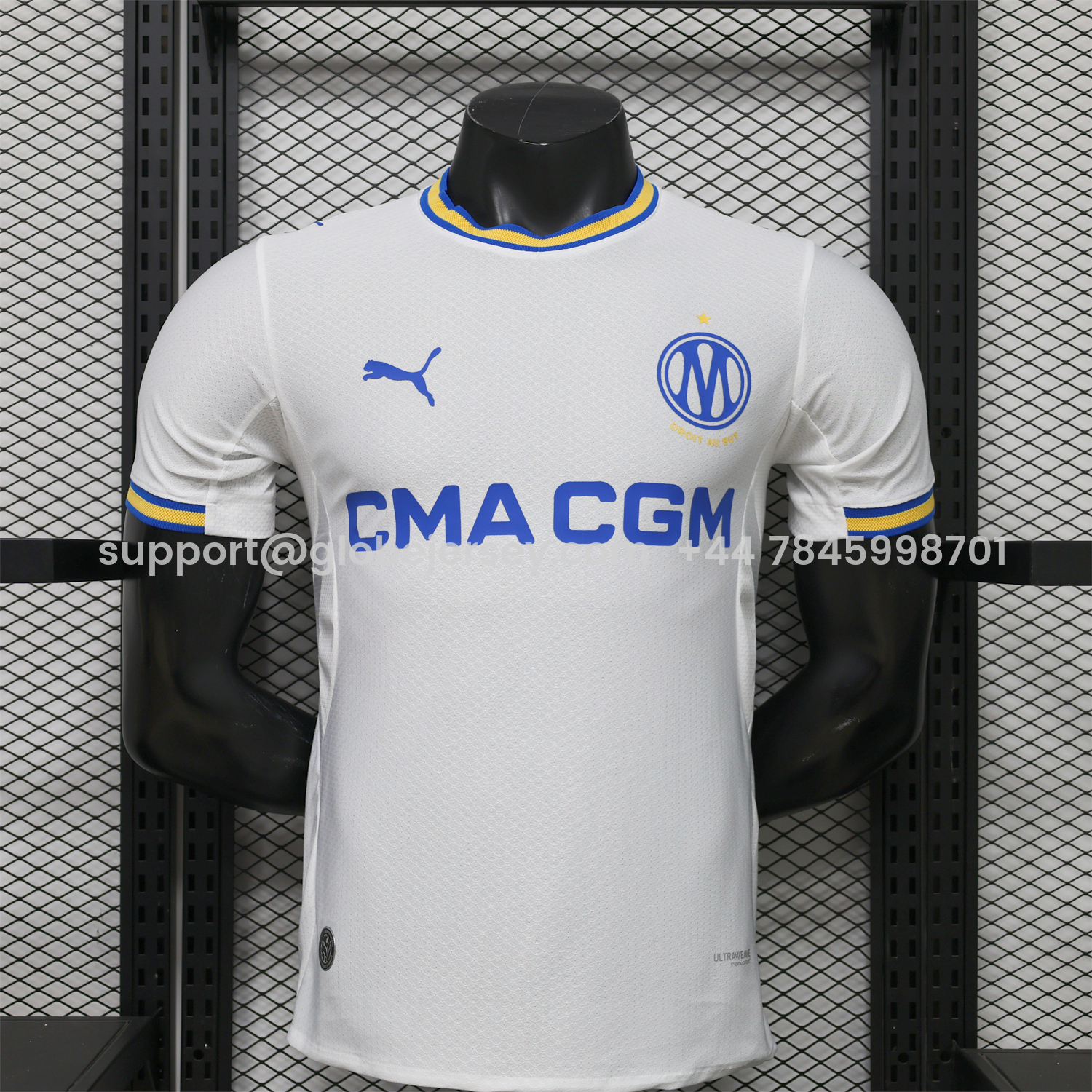GlobeJersey-Marseille 26-27 Home Jersey -Player Version