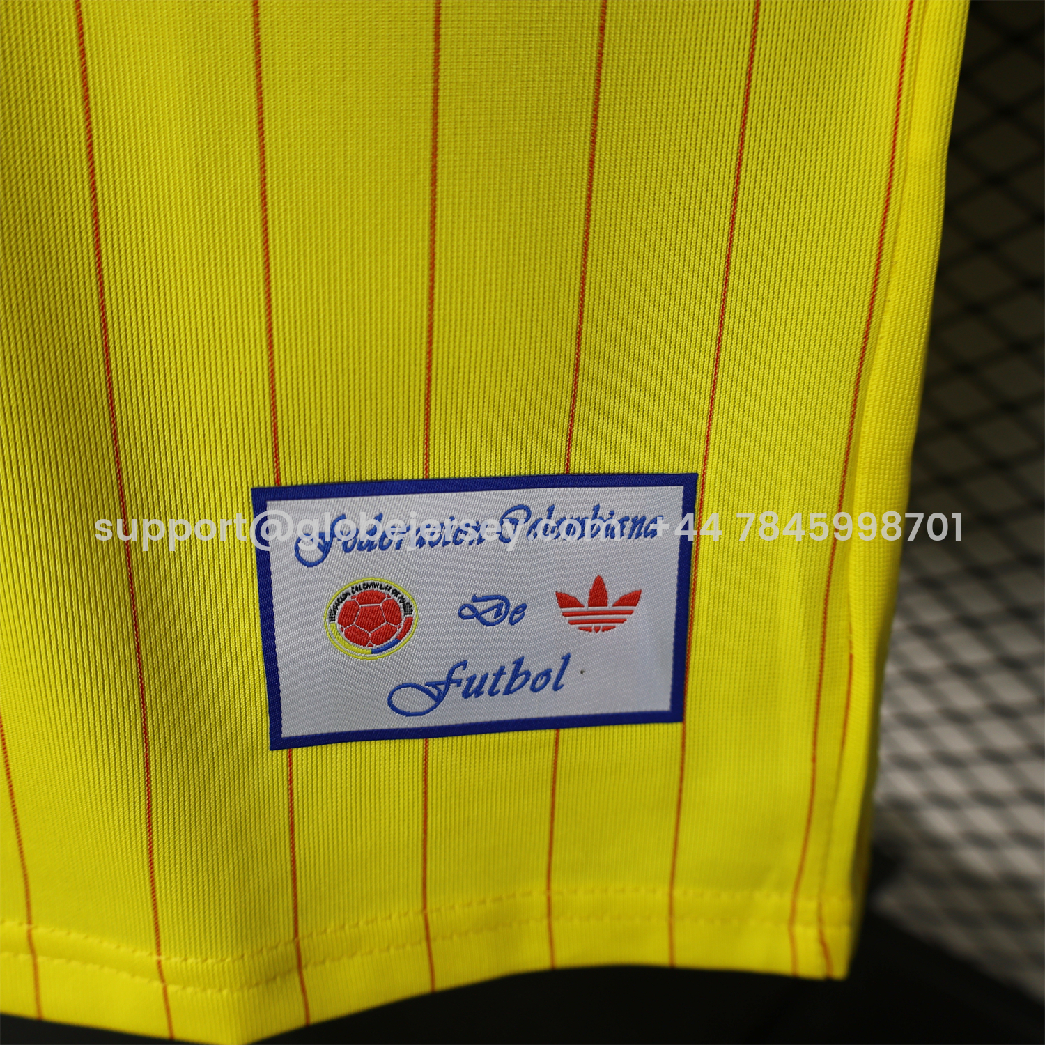 GlobeJersey-Colombia 2026 Terrace Icon Retro Casual Style Yellow Jersey - Player Version