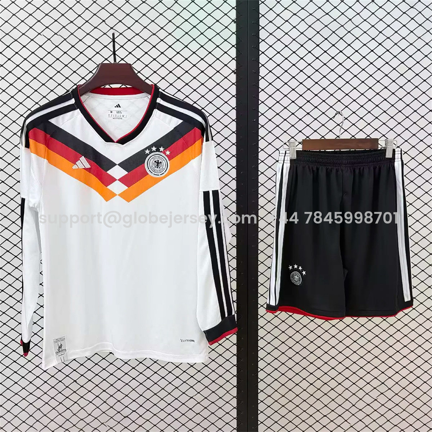 GlobeJersey-Germany 2026 Home Long Sleeves Kids Kit - Fans Version