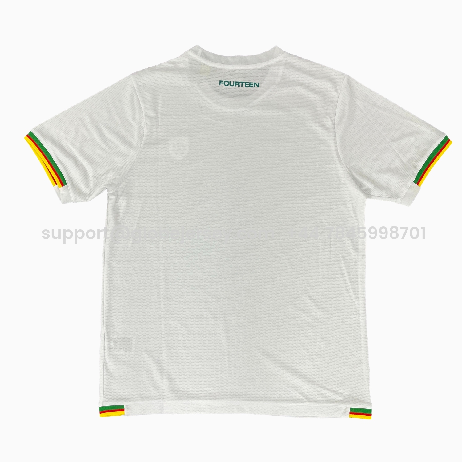 GlobeJersey-Cameroon 25-26 White Training Jersey - Fans Version