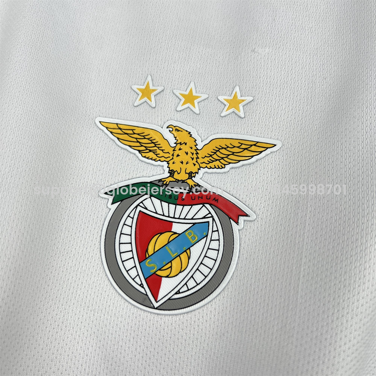 GlobeJersey-Benfica 25-26 Red And White Jersey - Fans Version