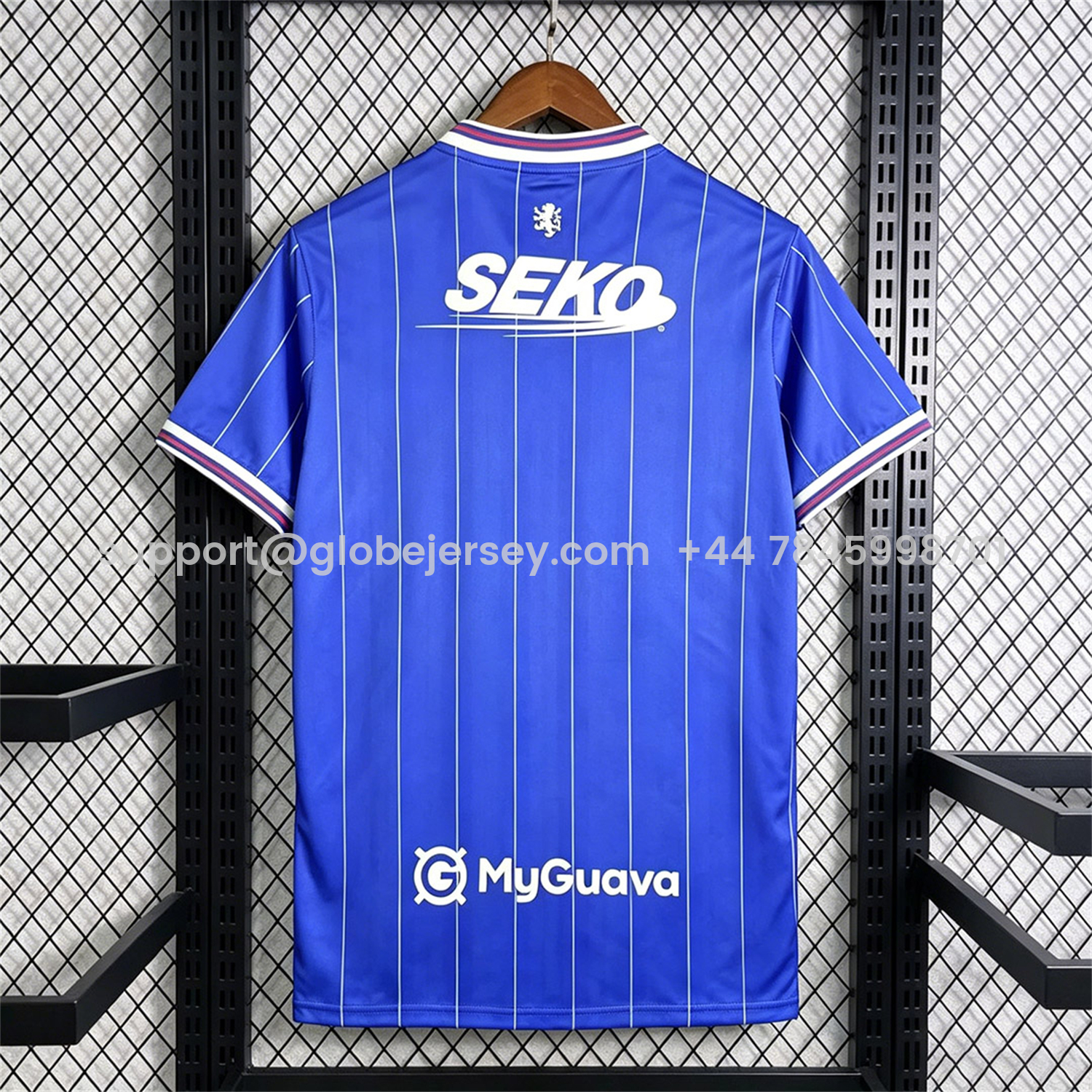 GlobeJersey-Glasgow Rangers 26-27 Home Jersey - Fans Version