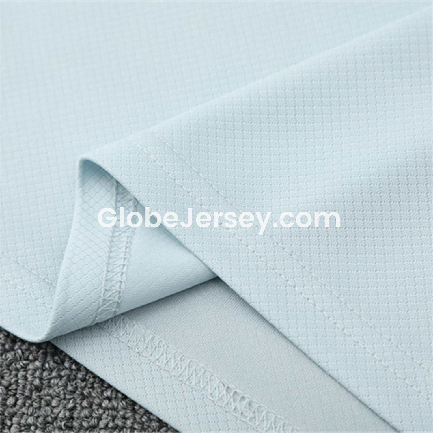 GlobeJersey-Japan 25-26 Kids Short-Sleeve Training Set - Light Blue Top and Black Shorts