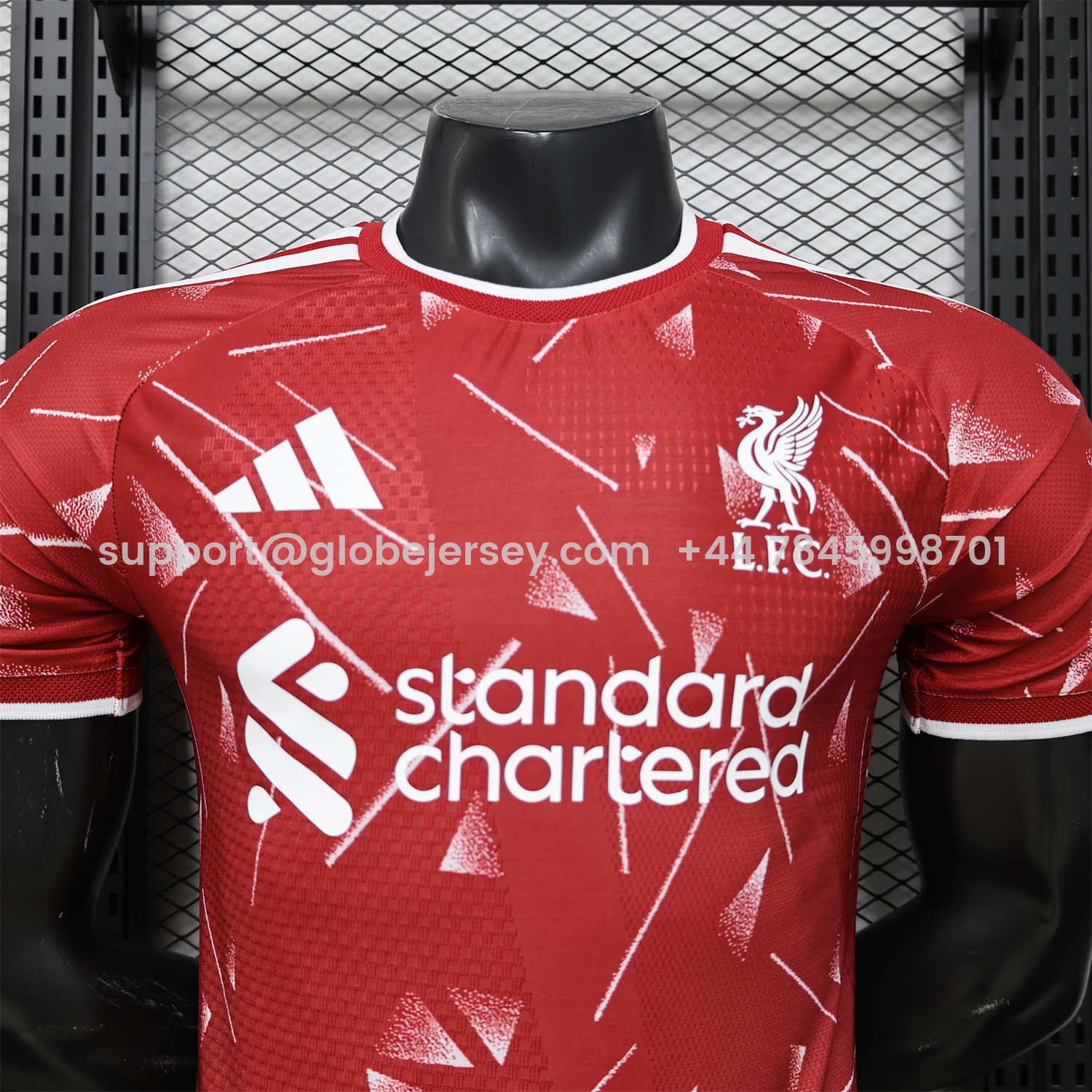 GlobeJersey-Liver.pool 26-27 Home Red Jersey - Player Version