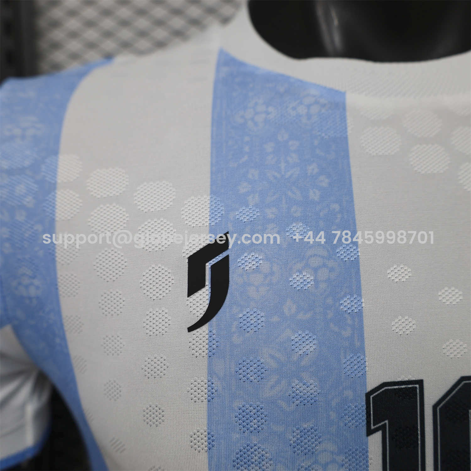 GlobeJersey-Argentina 2026 White Blue Maradona Special Kit - Player Version