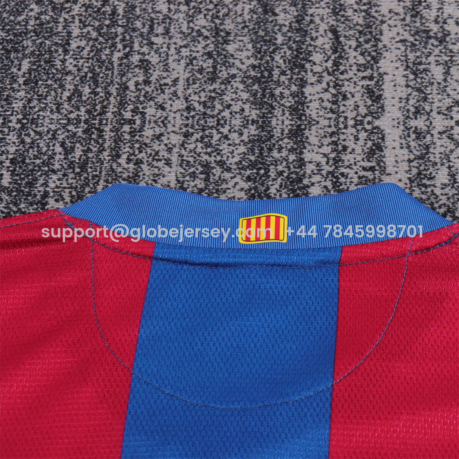 GlobeJersey-Retro Barcelona 2007-08 Home Kids Kit
