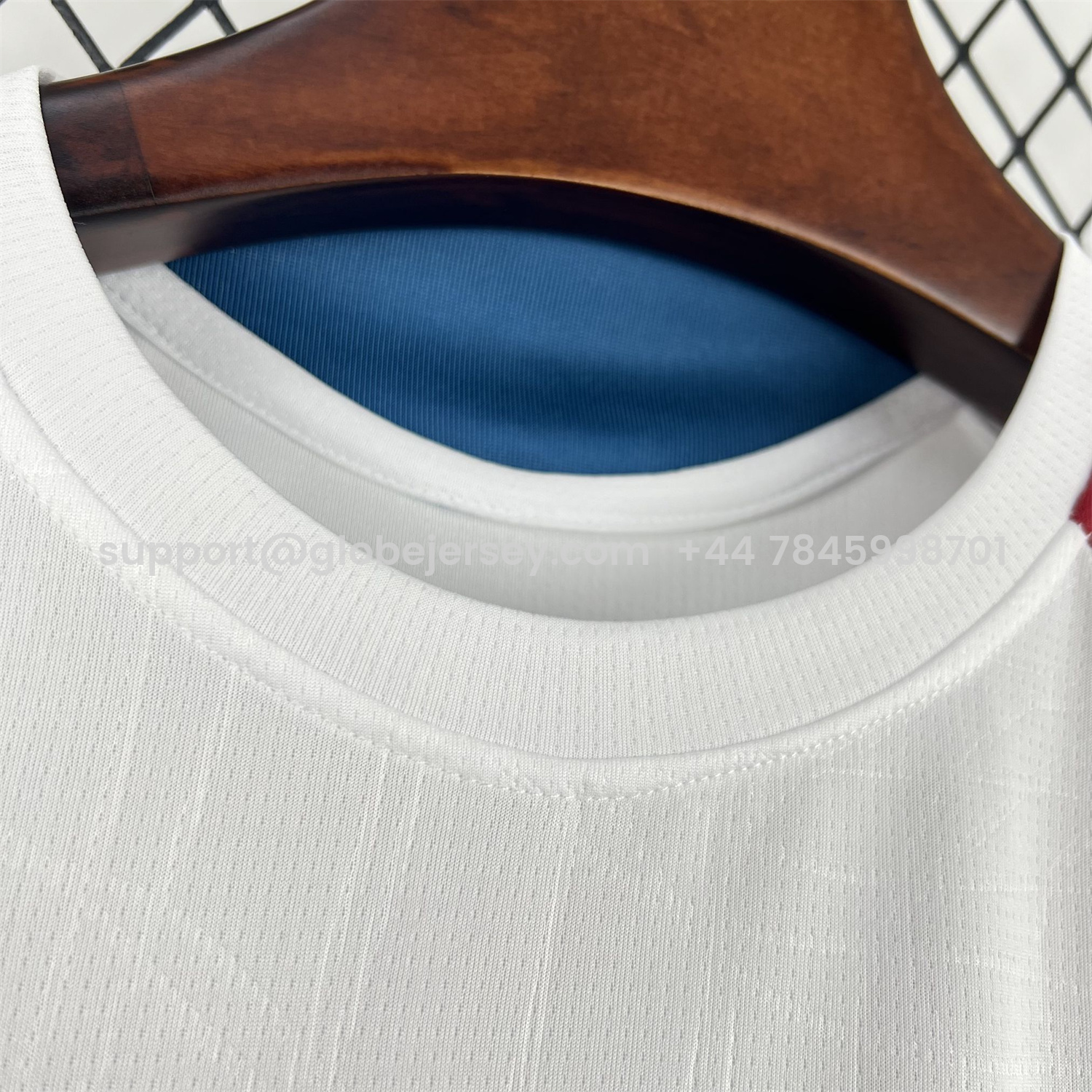 GlobeJersey-Portugal 2026 Pre-Match White With Red And Green Jersey - Fans Version