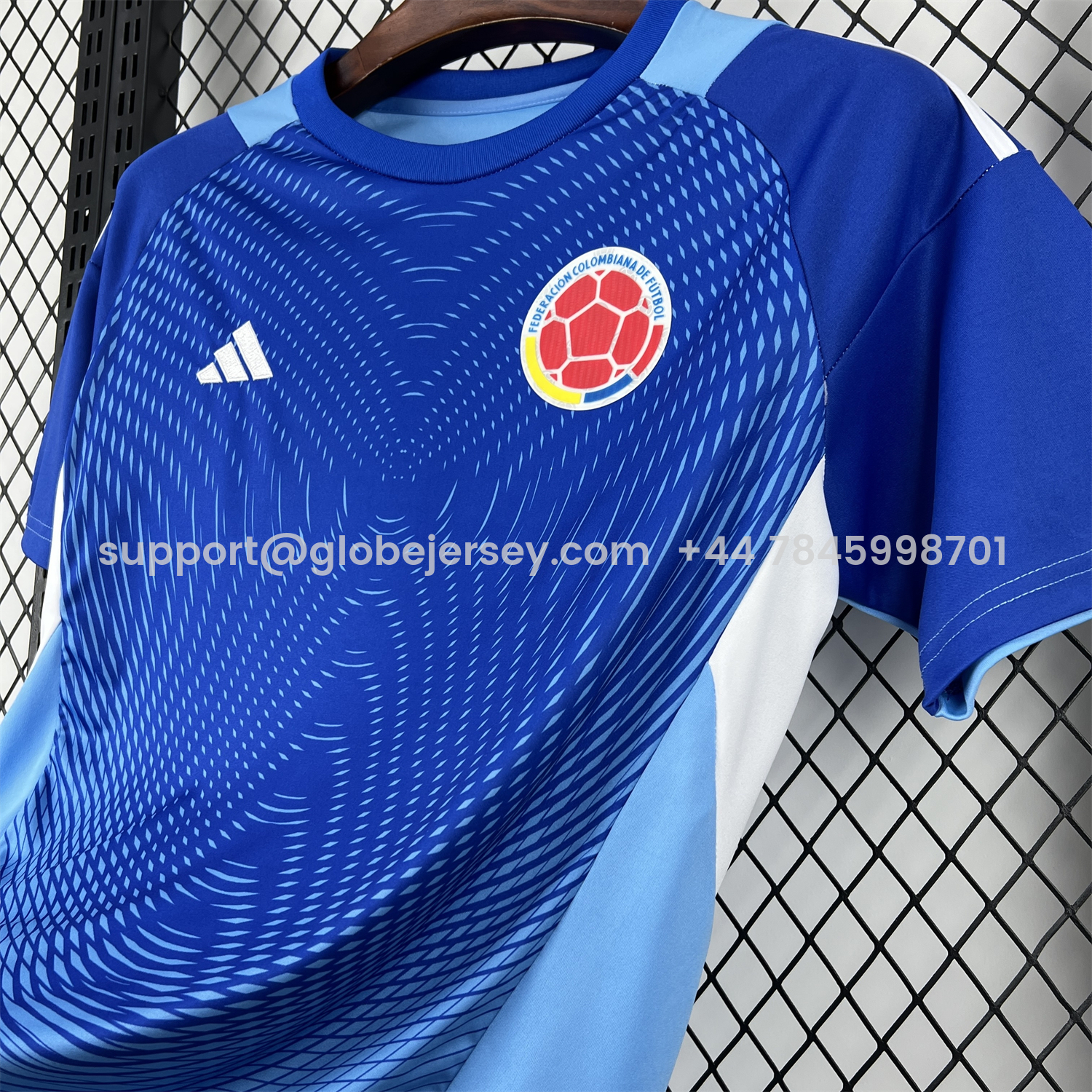 GlobeJersey-Colombia 2026 Blue Special Jersey - Fans Version