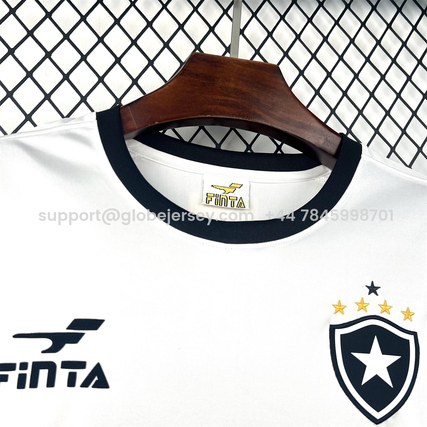 GlobeJersey-Retro Botafogo 2002-03 White Special Jersey