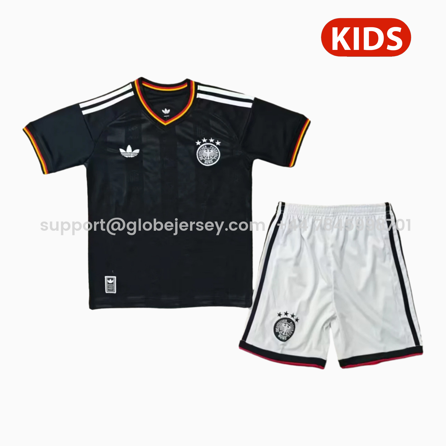 GlobeJersey-Germany 2026 Black Special Kids Kit