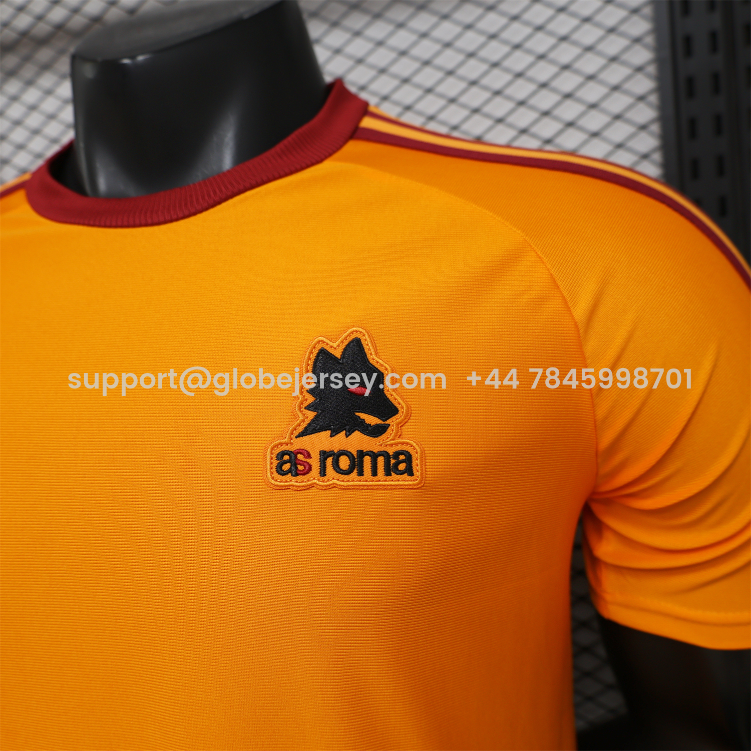 GlobeJersey-AS Roma 25-26 Retro Casual Style Orange Special Jersey - Player Version