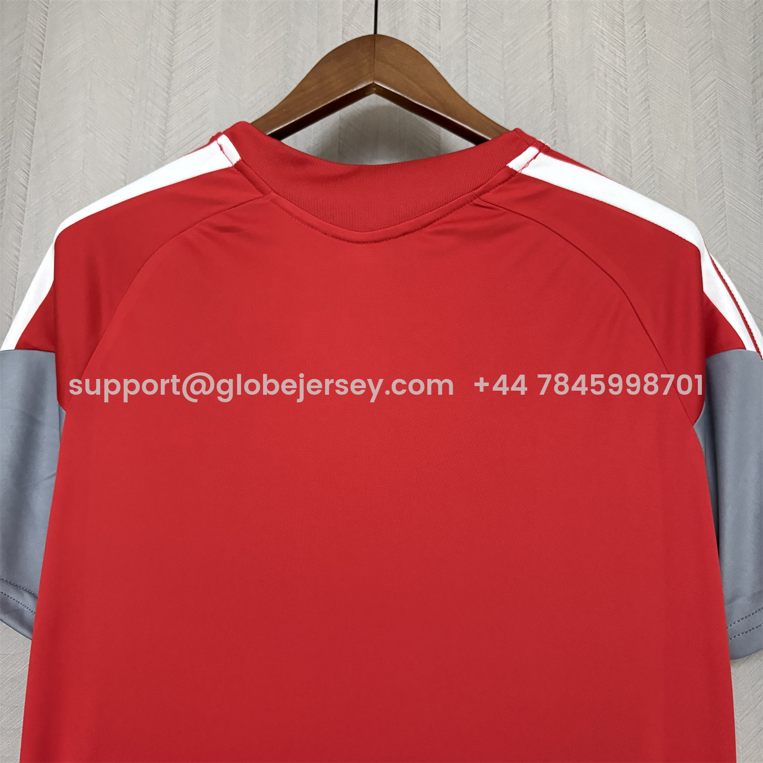 GlobeJersey-SC Internacional 26-27 Red Pre-Match Training Jersey - Fans Version