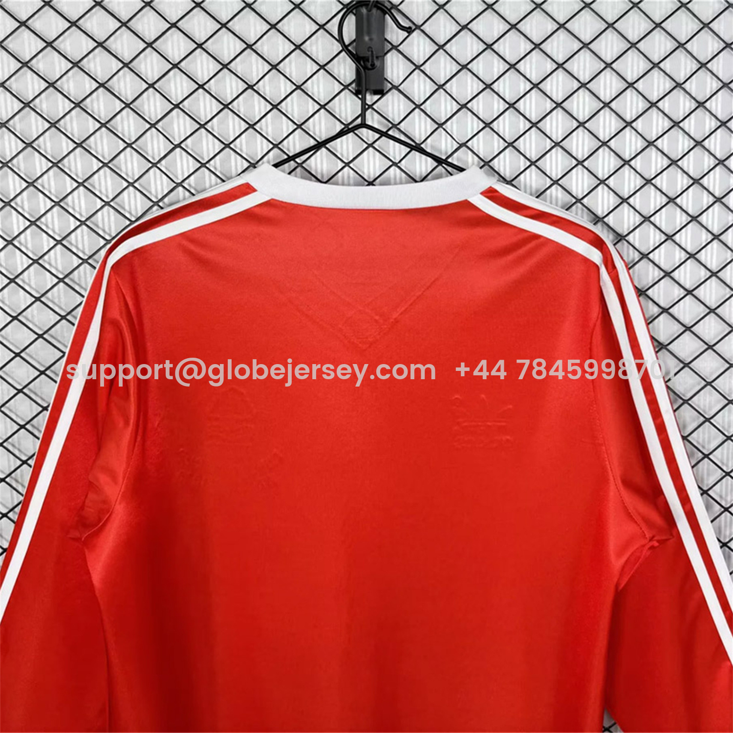 GlobeJersey-Retro Nottingham Forest 1977-80 Home Long Sleeves Jersey