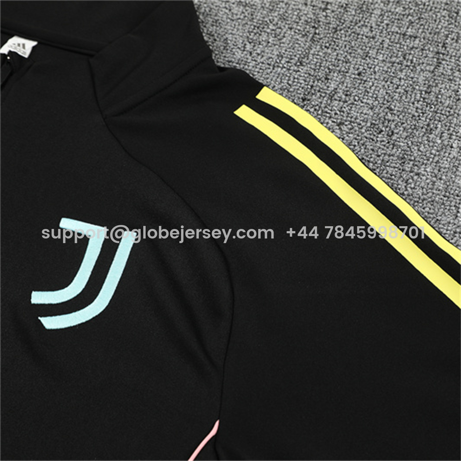GlobeJersey-Juventus 25-26 Long Sleeve Training Set - Black Top and Black Pants