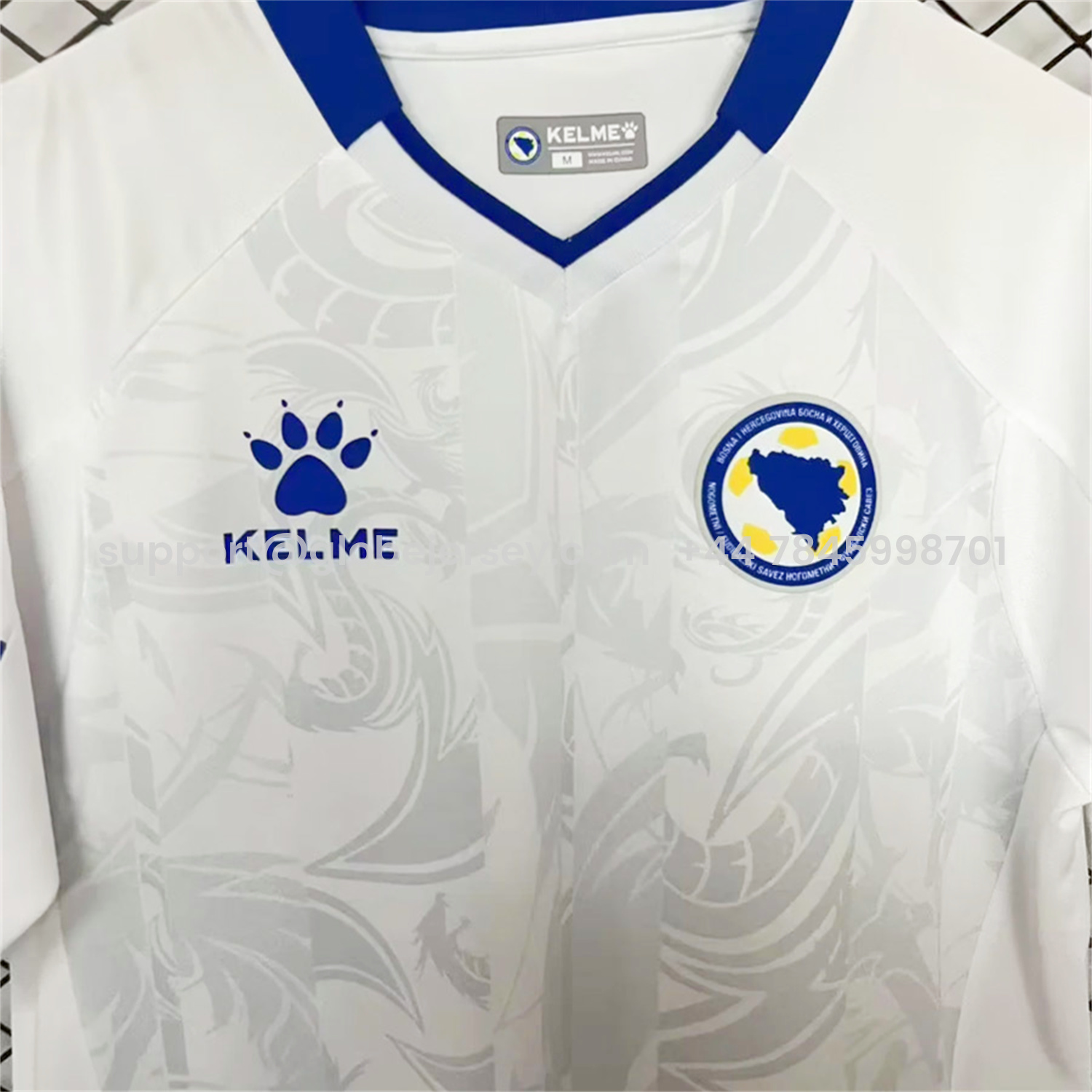 GlobeJersey-Bosnia and Herzegovina 2025 Away Jersey - Fans Version